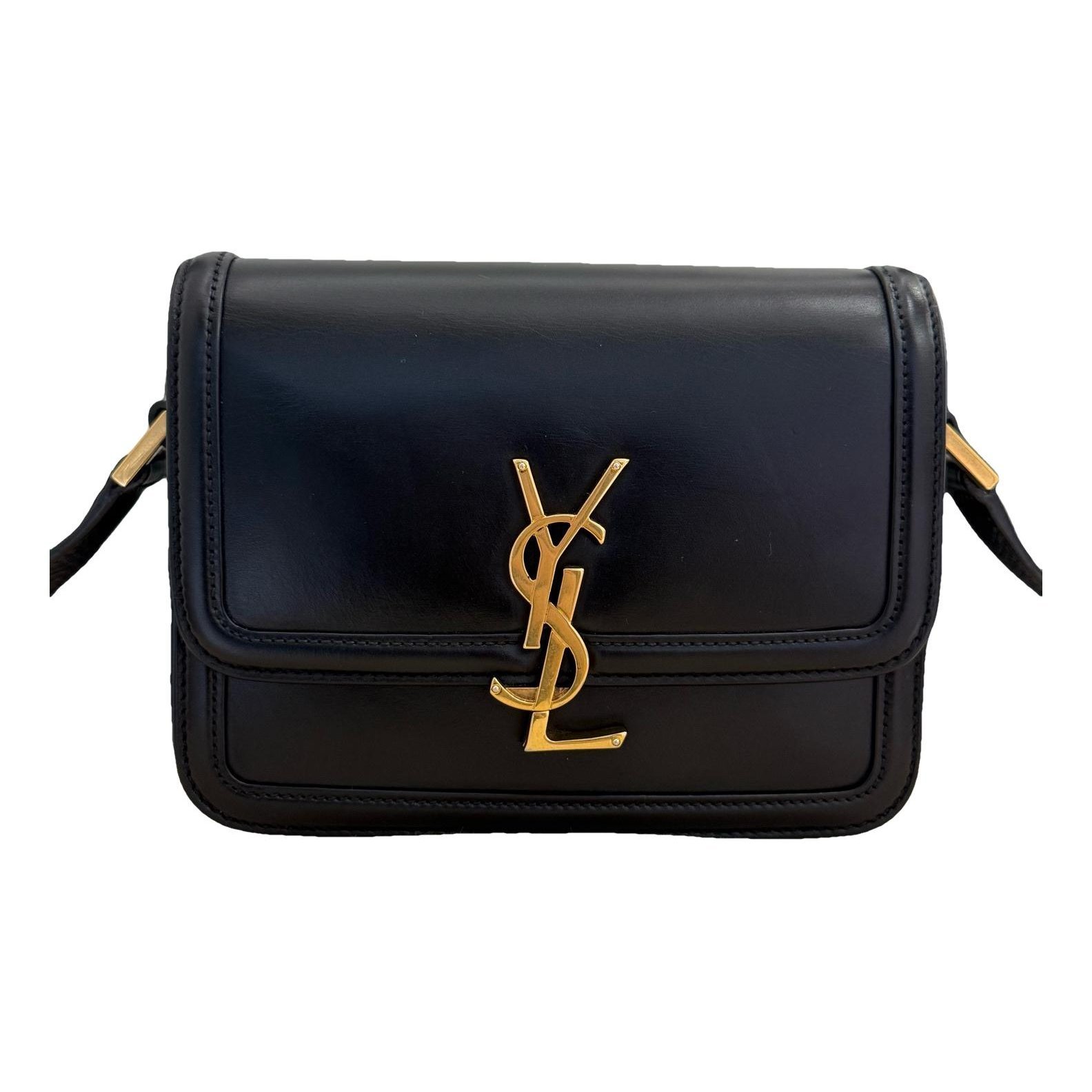 Solférino leather handbag