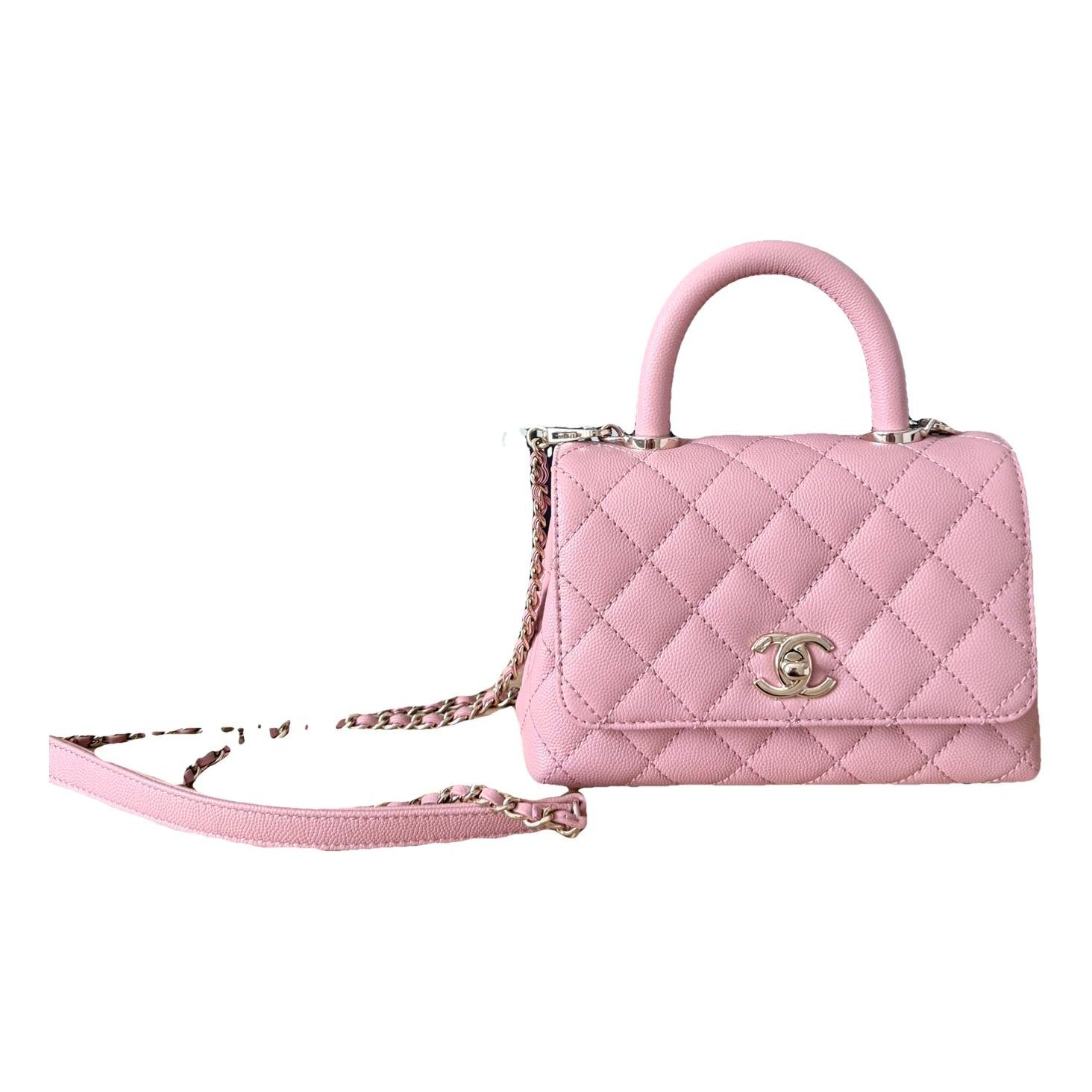 Coco Handle leather handbag