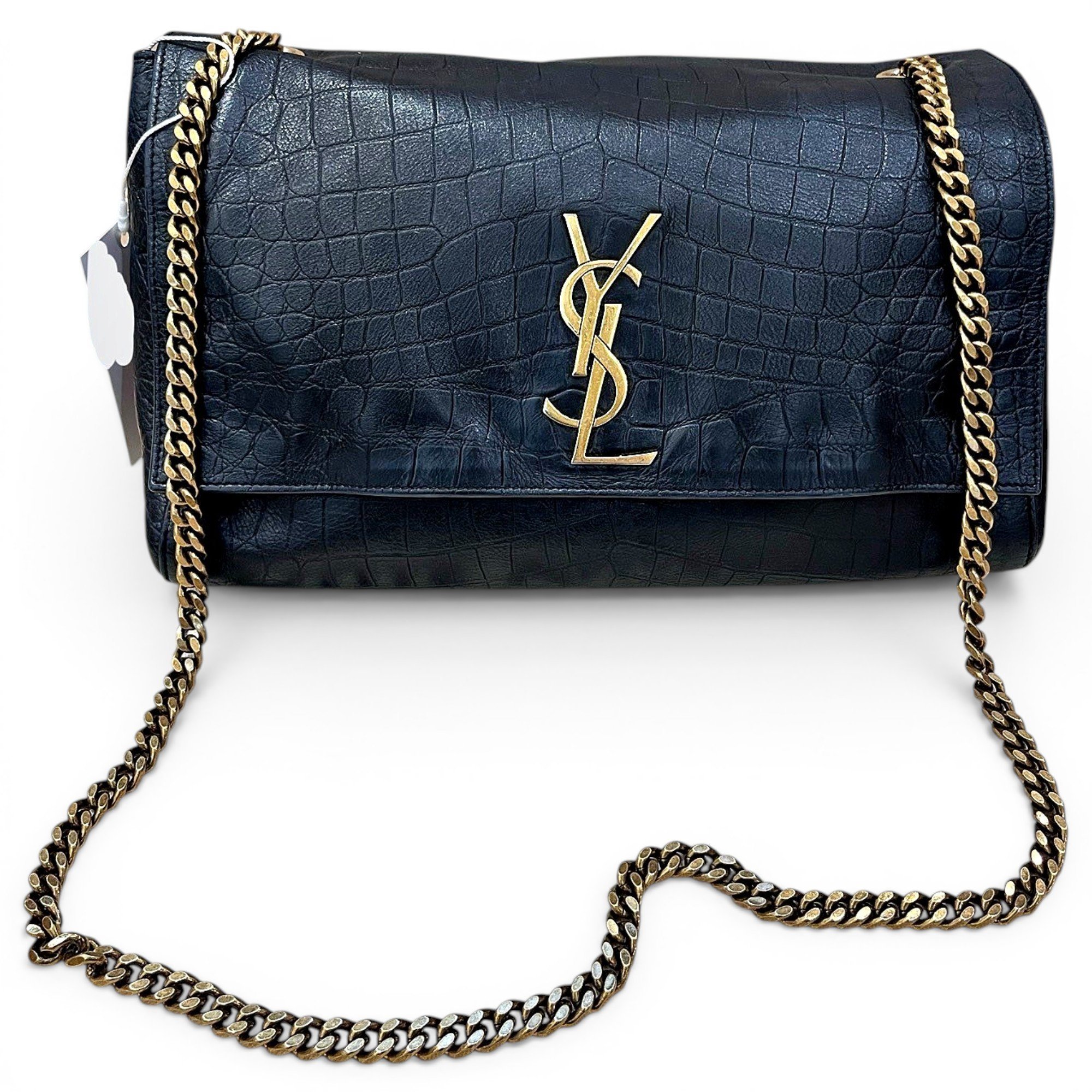 Reversible kate leather handbag
