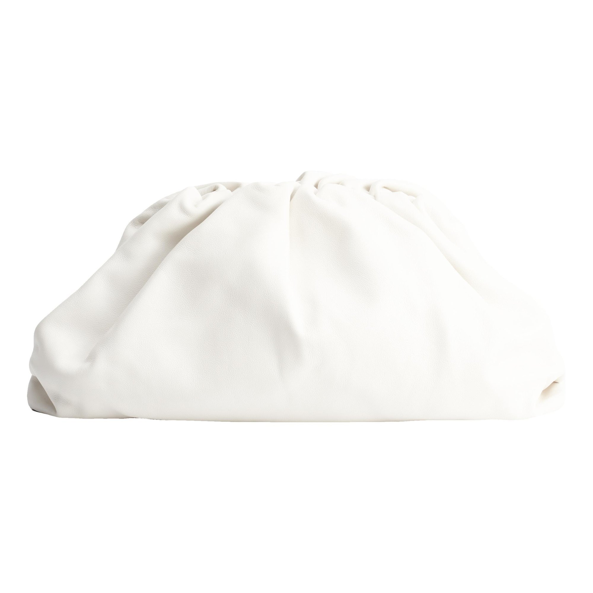 Pouch leather clutch bag