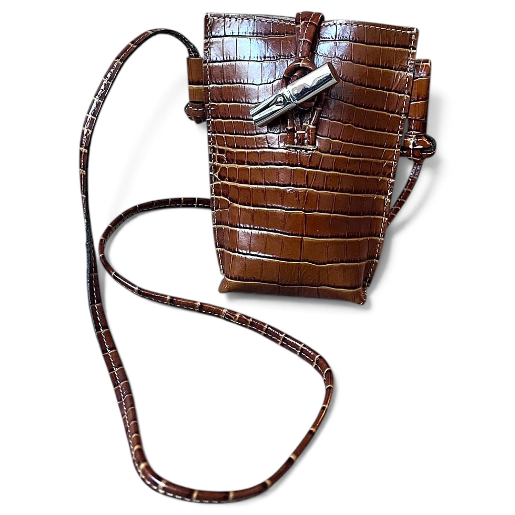 Roseau leather crossbody bag