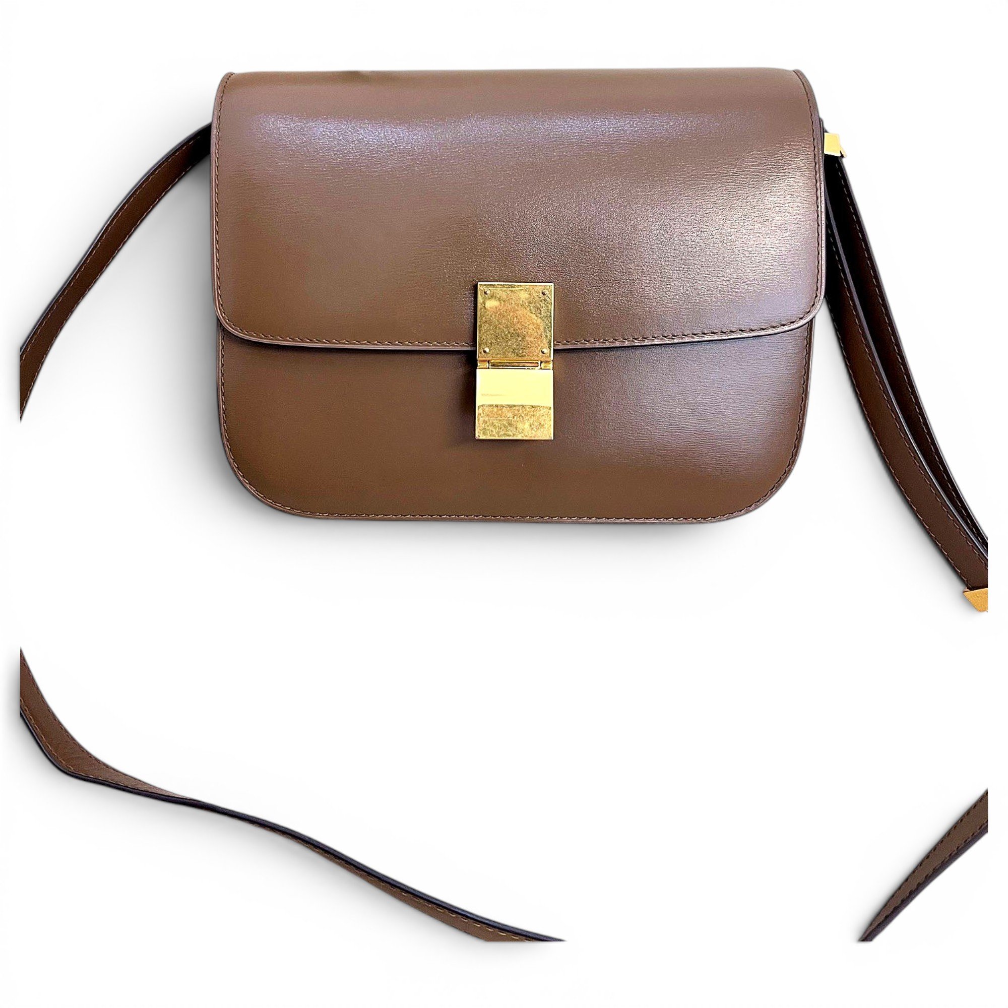 Classic leather handbag