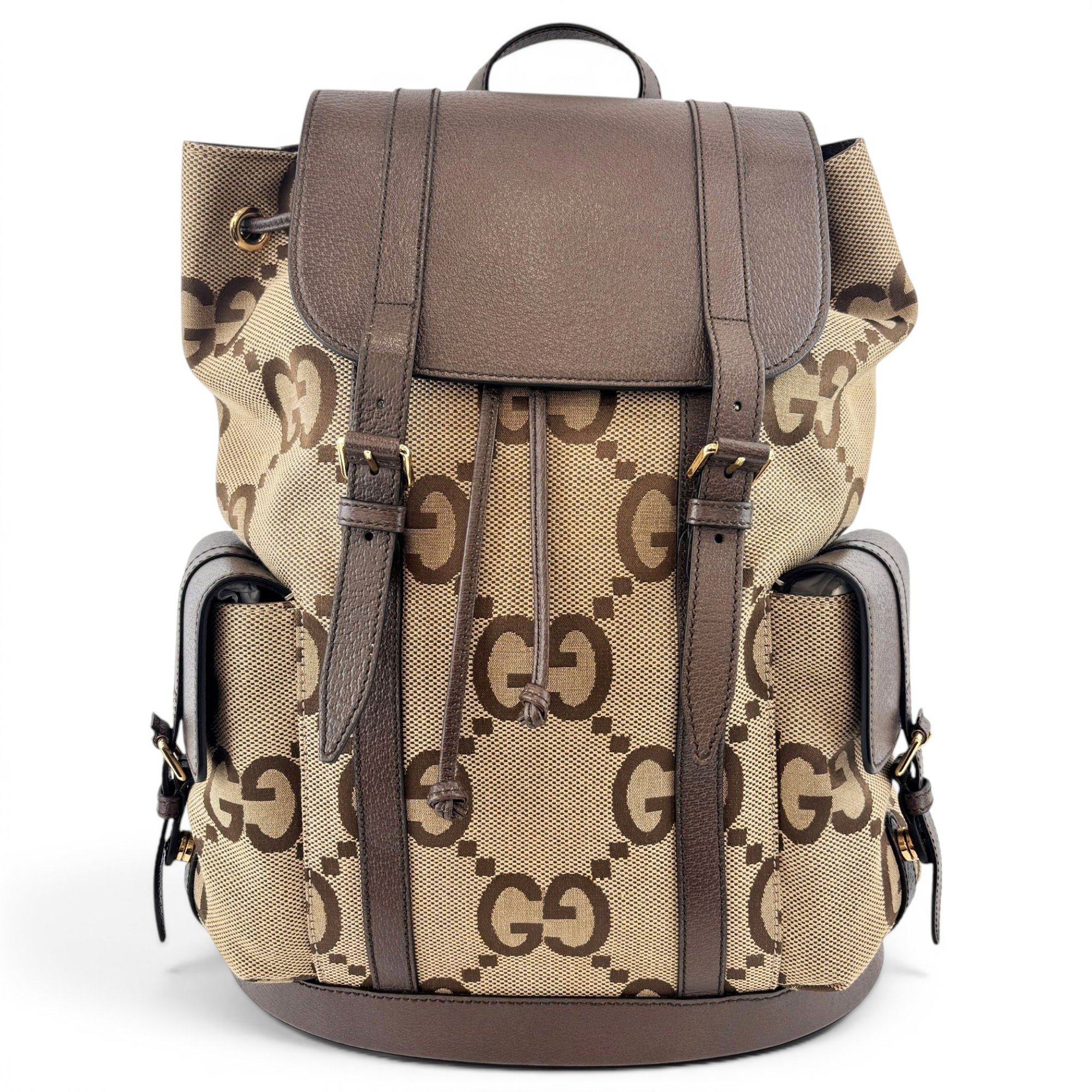 Leather backpack