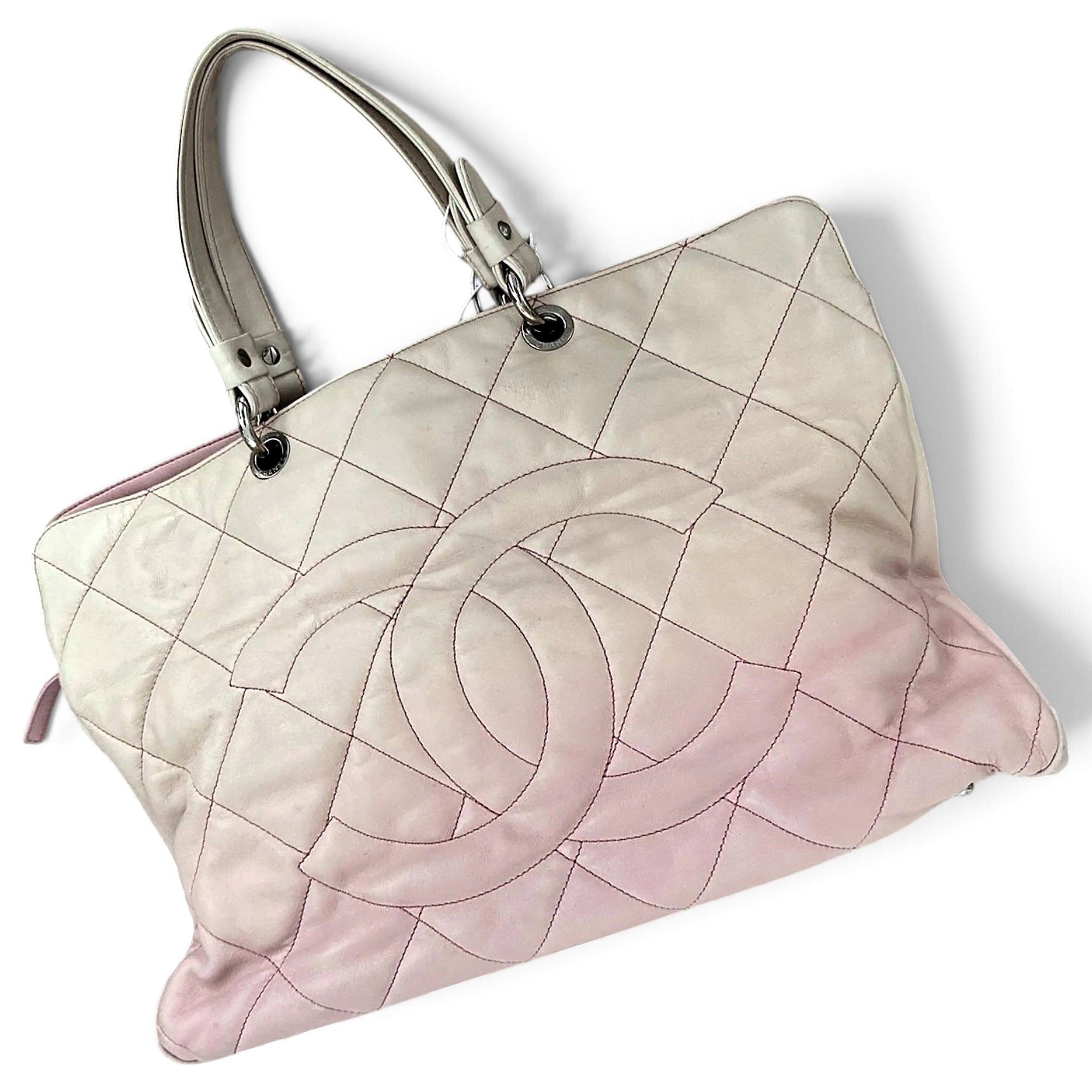 Grand shopping leather tote