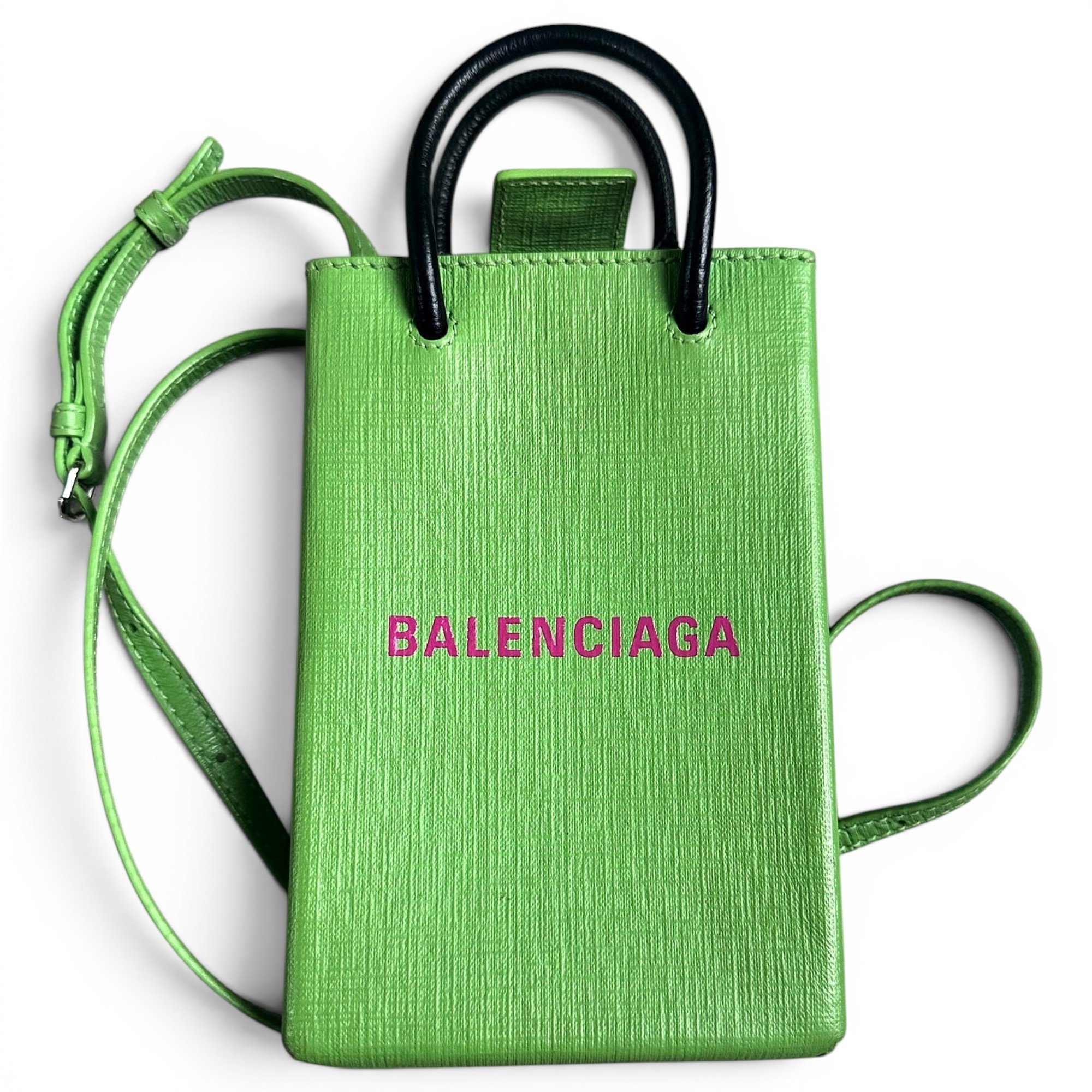Shopping Phone Holder leather crossbody bag