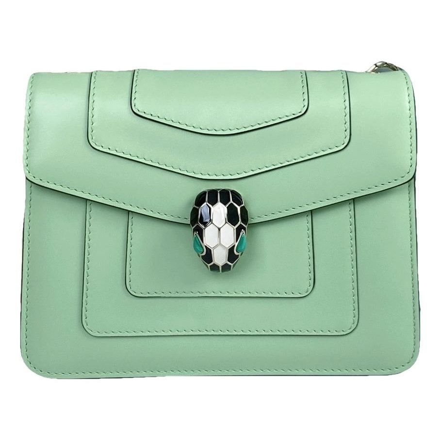 Serpenti leather handbag