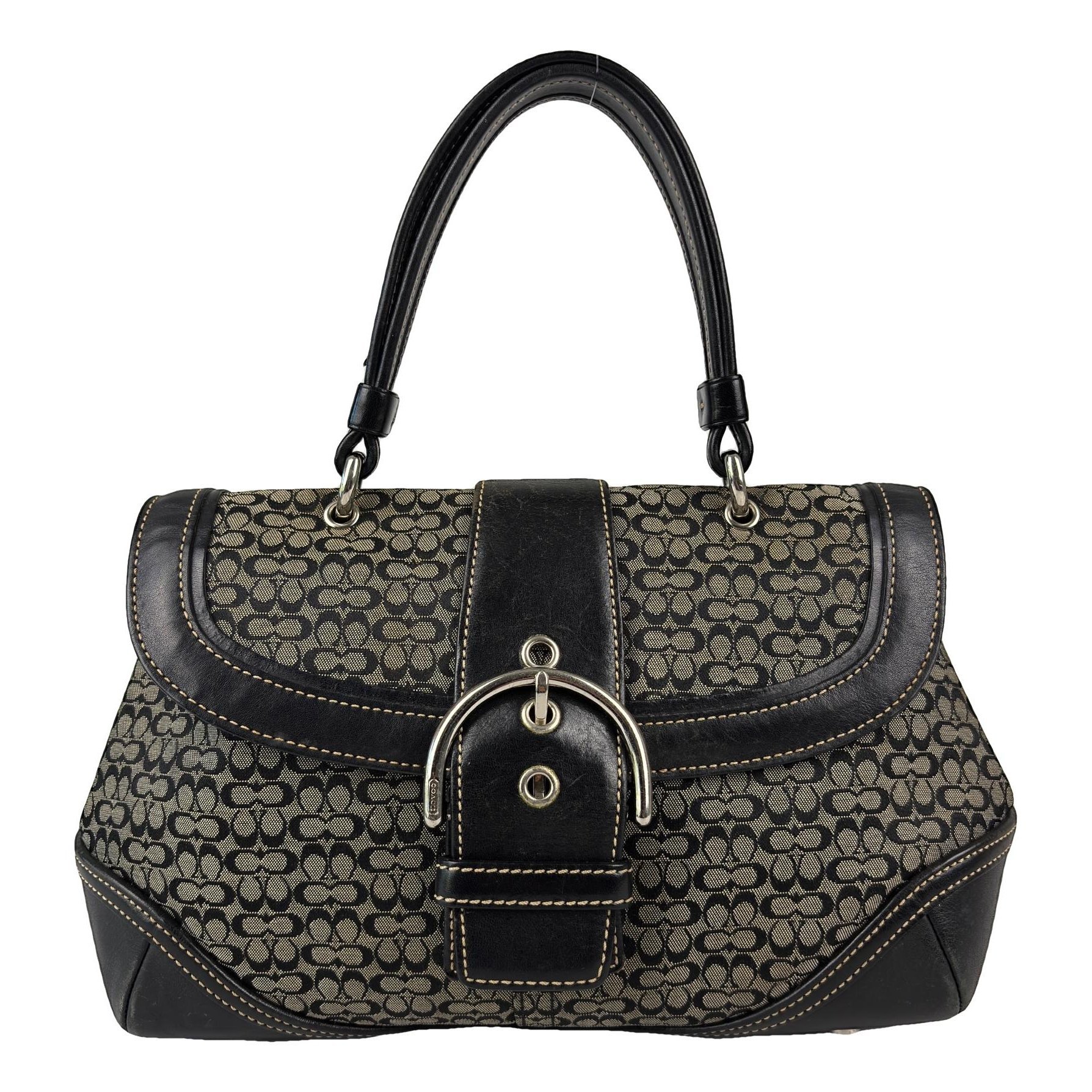 Signature Sufflette cloth handbag