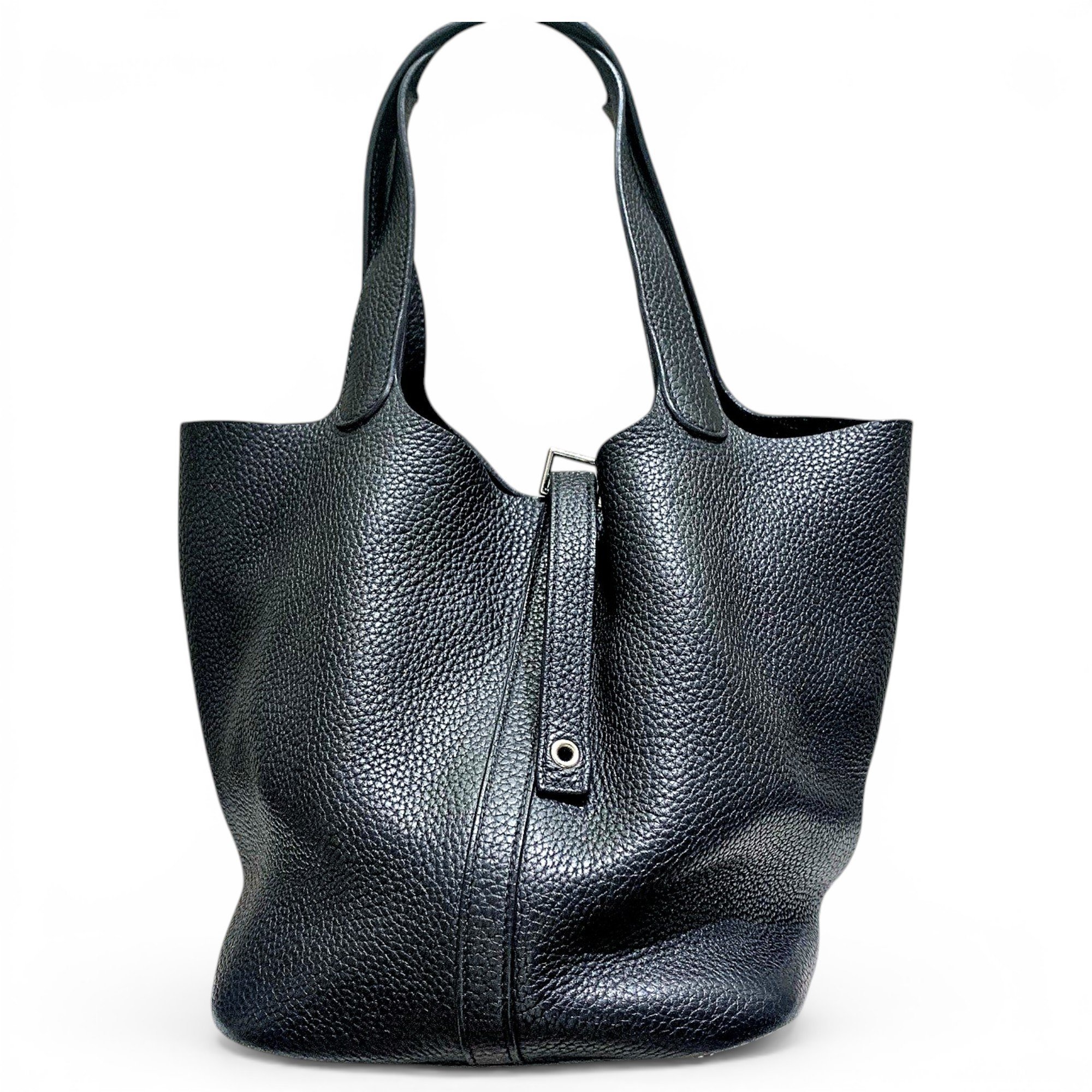 Picotin leather handbag