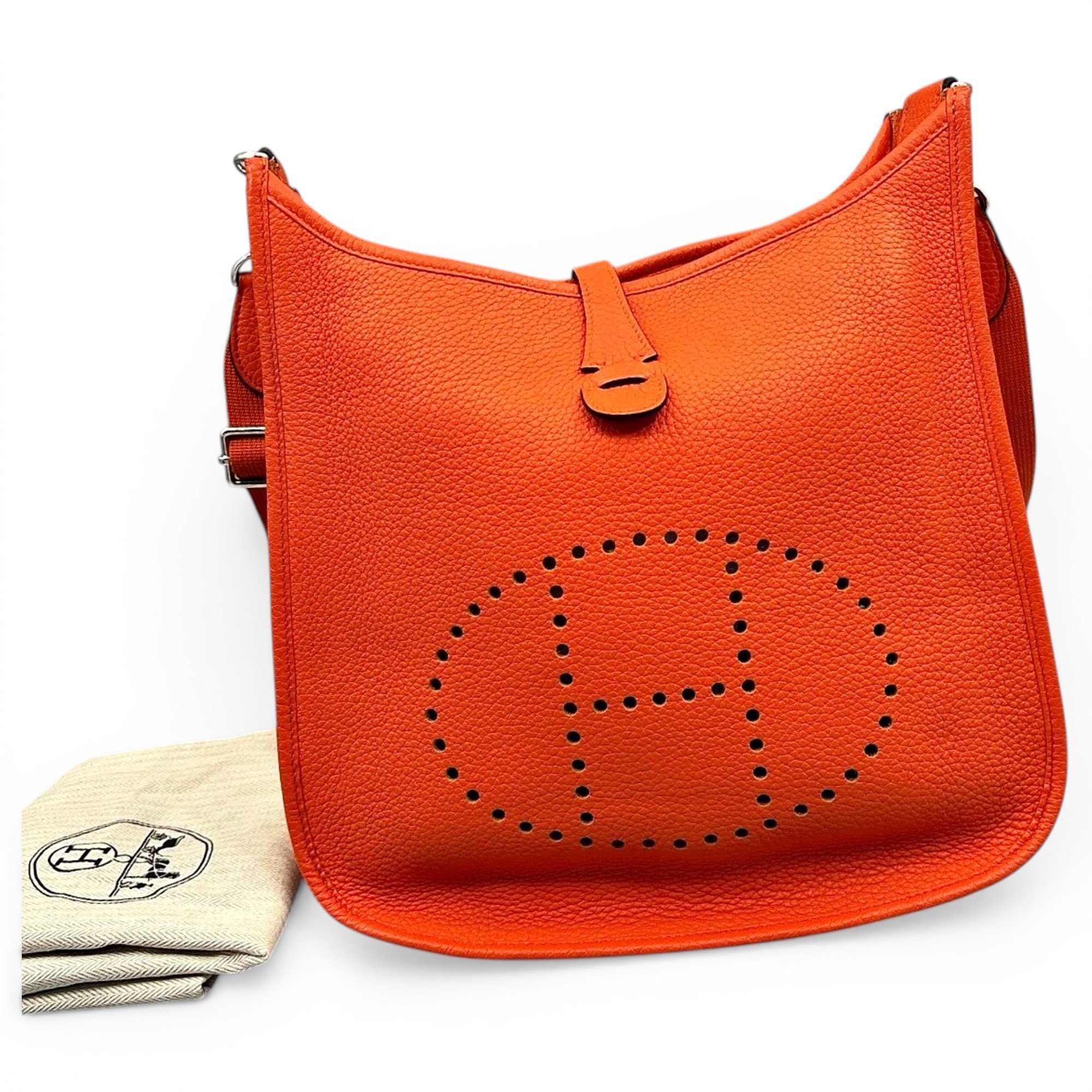 Evelyne leather handbag