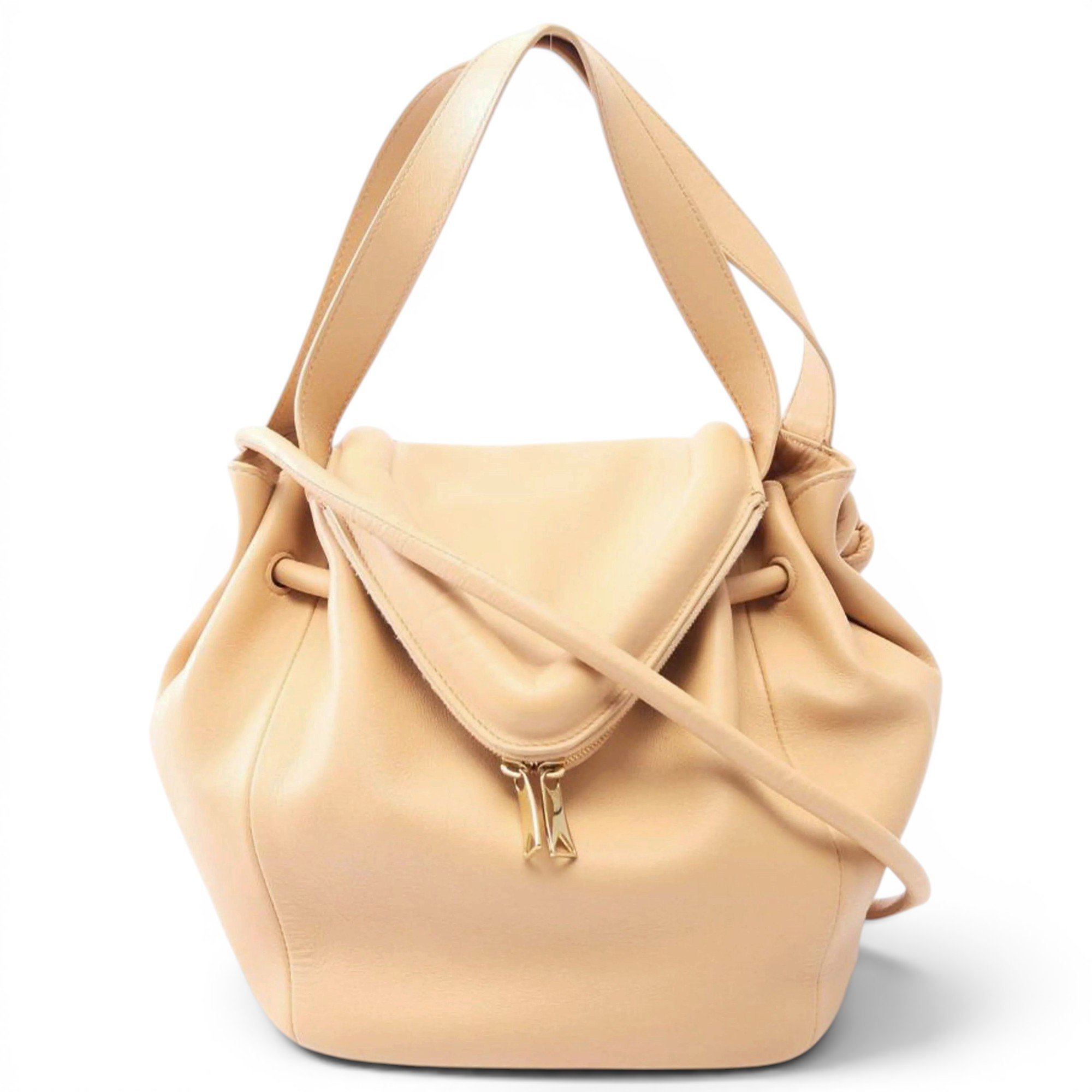 Beak leather handbag