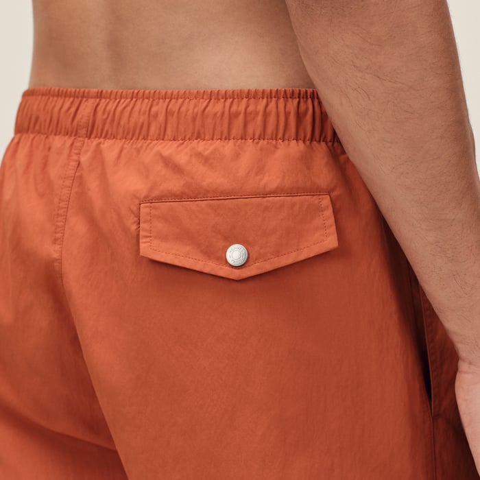 Orange Brûlé "H Fantome" Swim Trunks