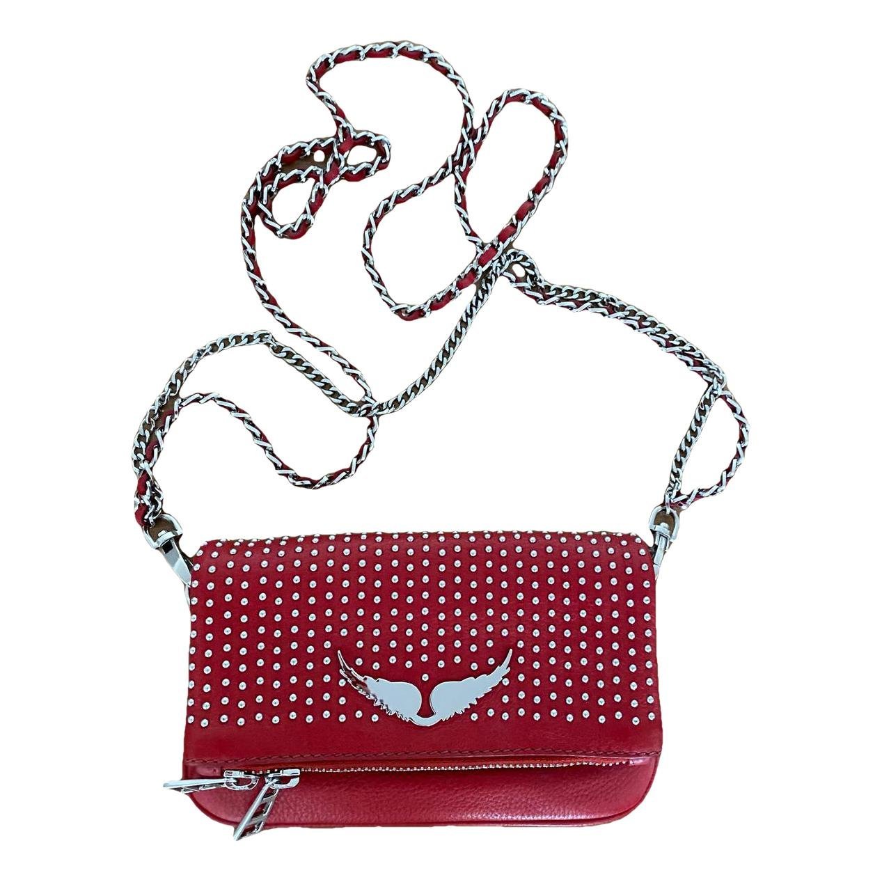 Rock leather crossbody bag