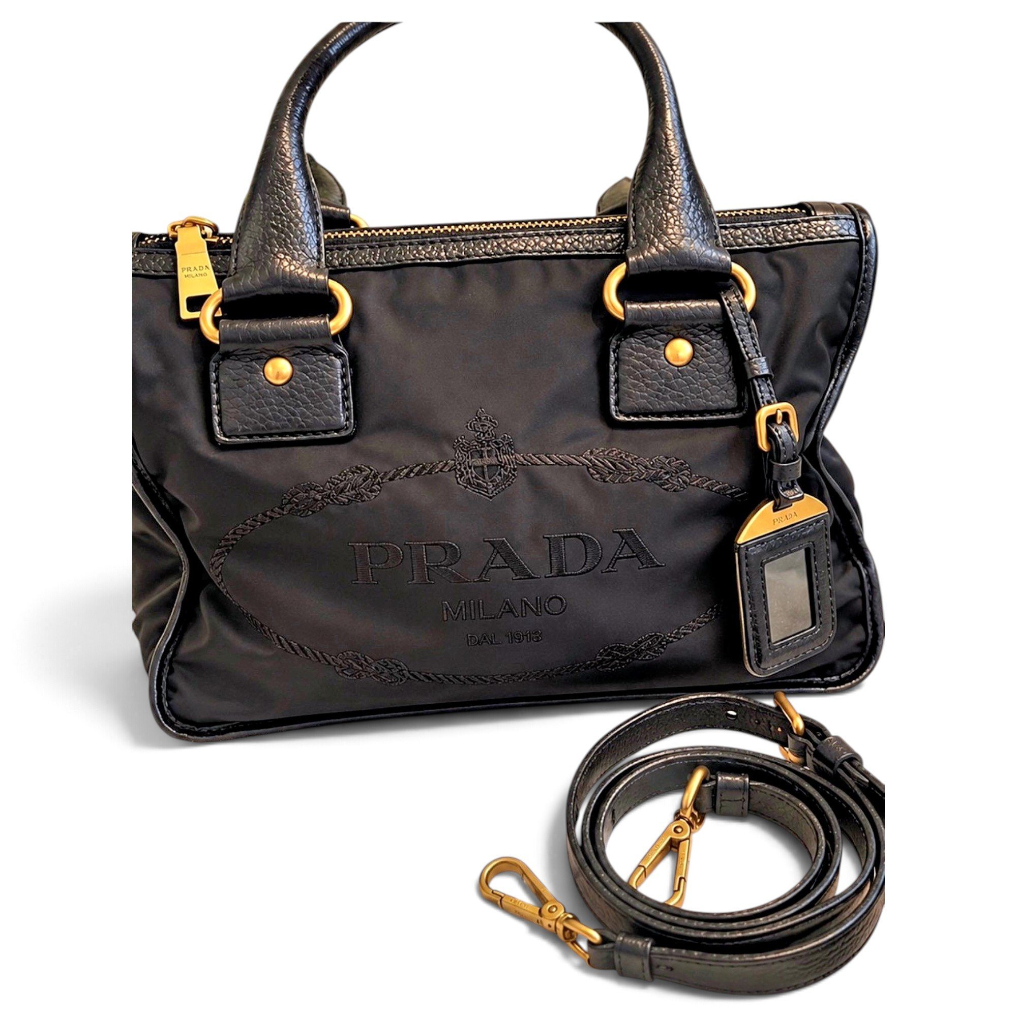 Leather handbag