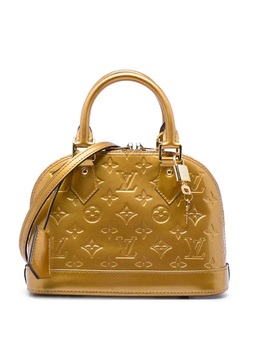 Louis Vuitton 2015 Monogram Vernis Alma BB satchel