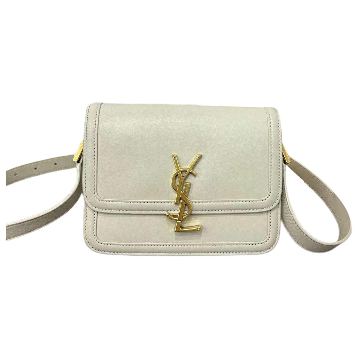 Solférino leather handbag