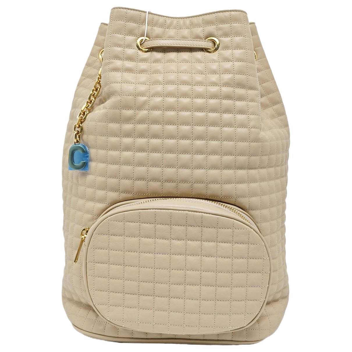 Charm leather handbag
