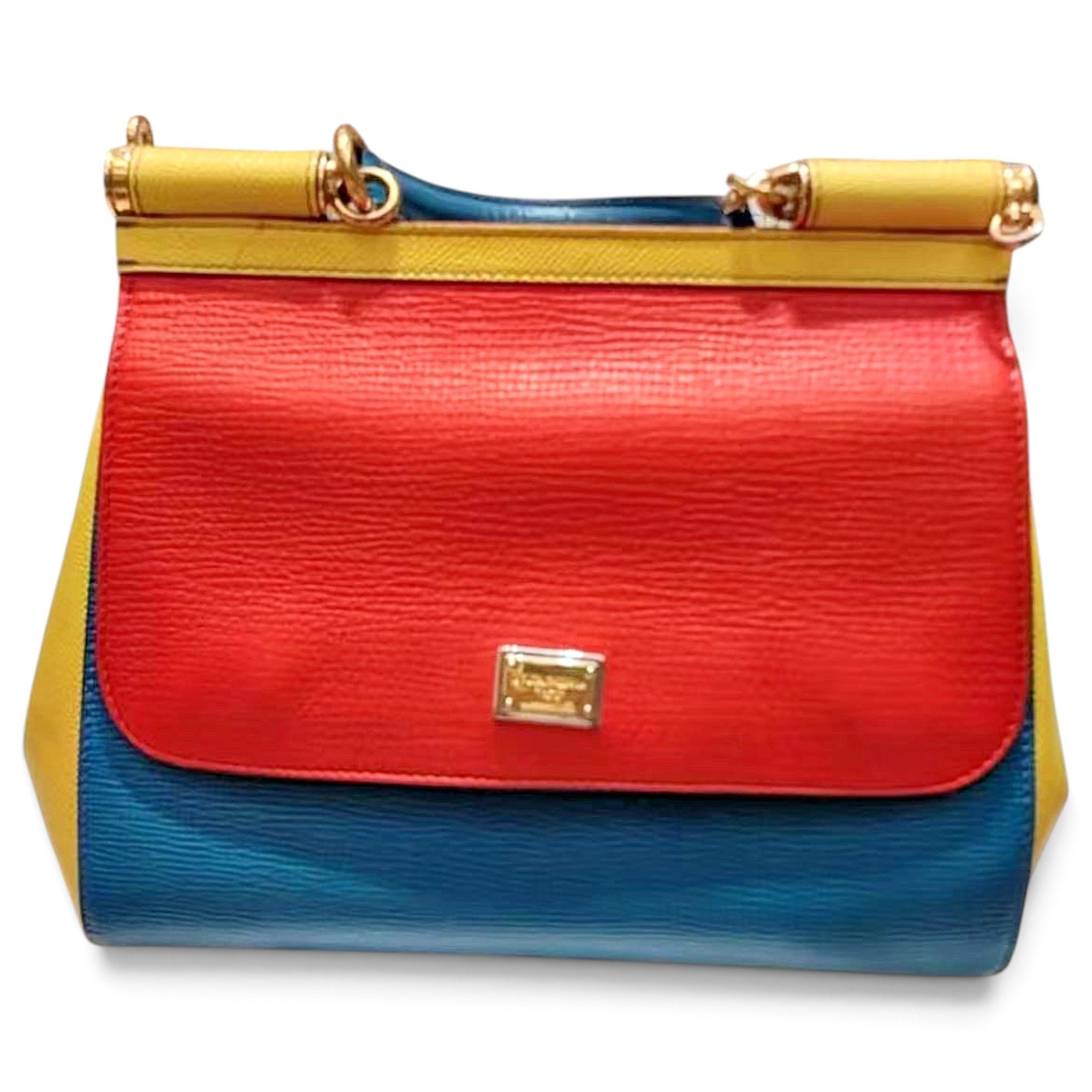 Dolce & Gabbana Sicily leather handbag