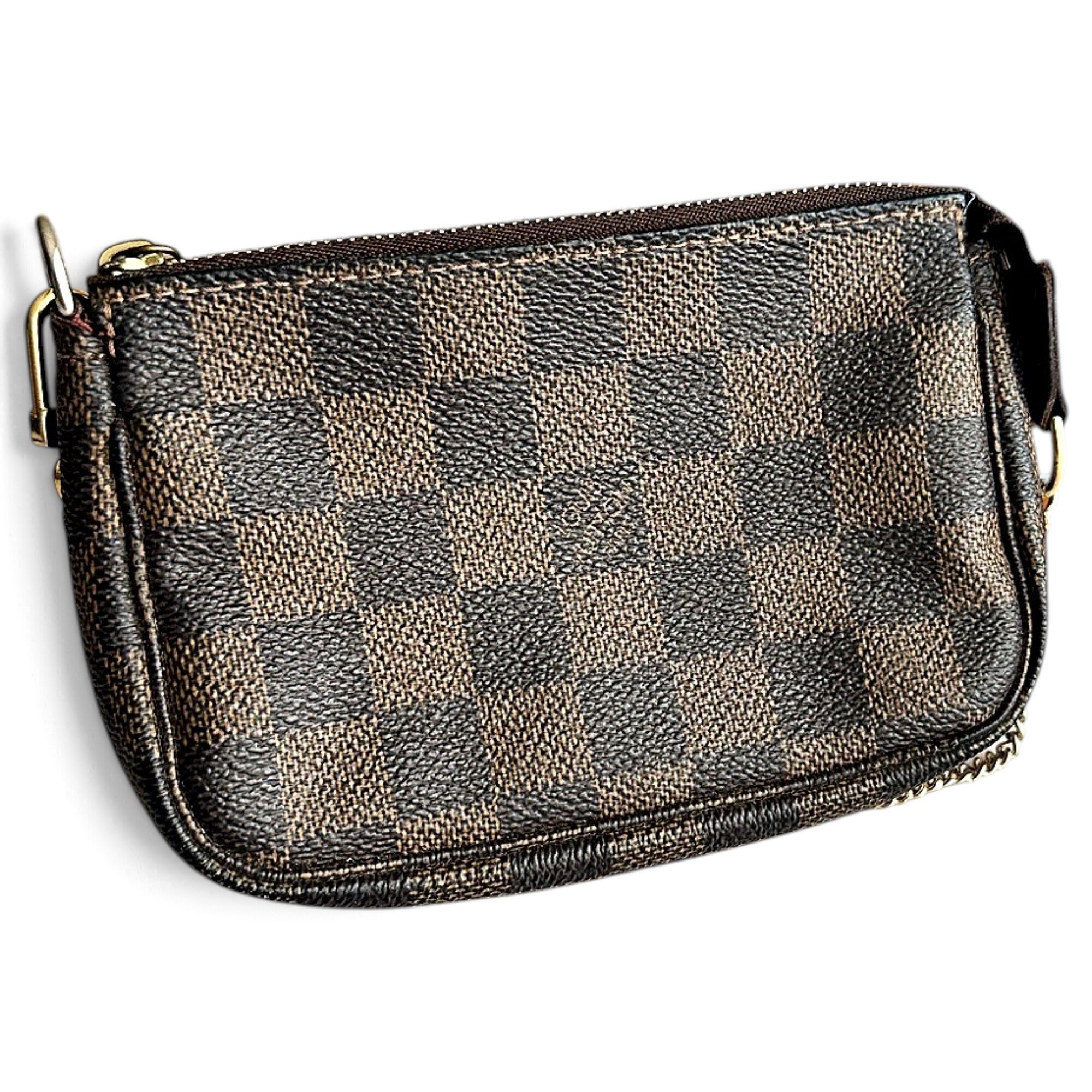 Leather clutch bag