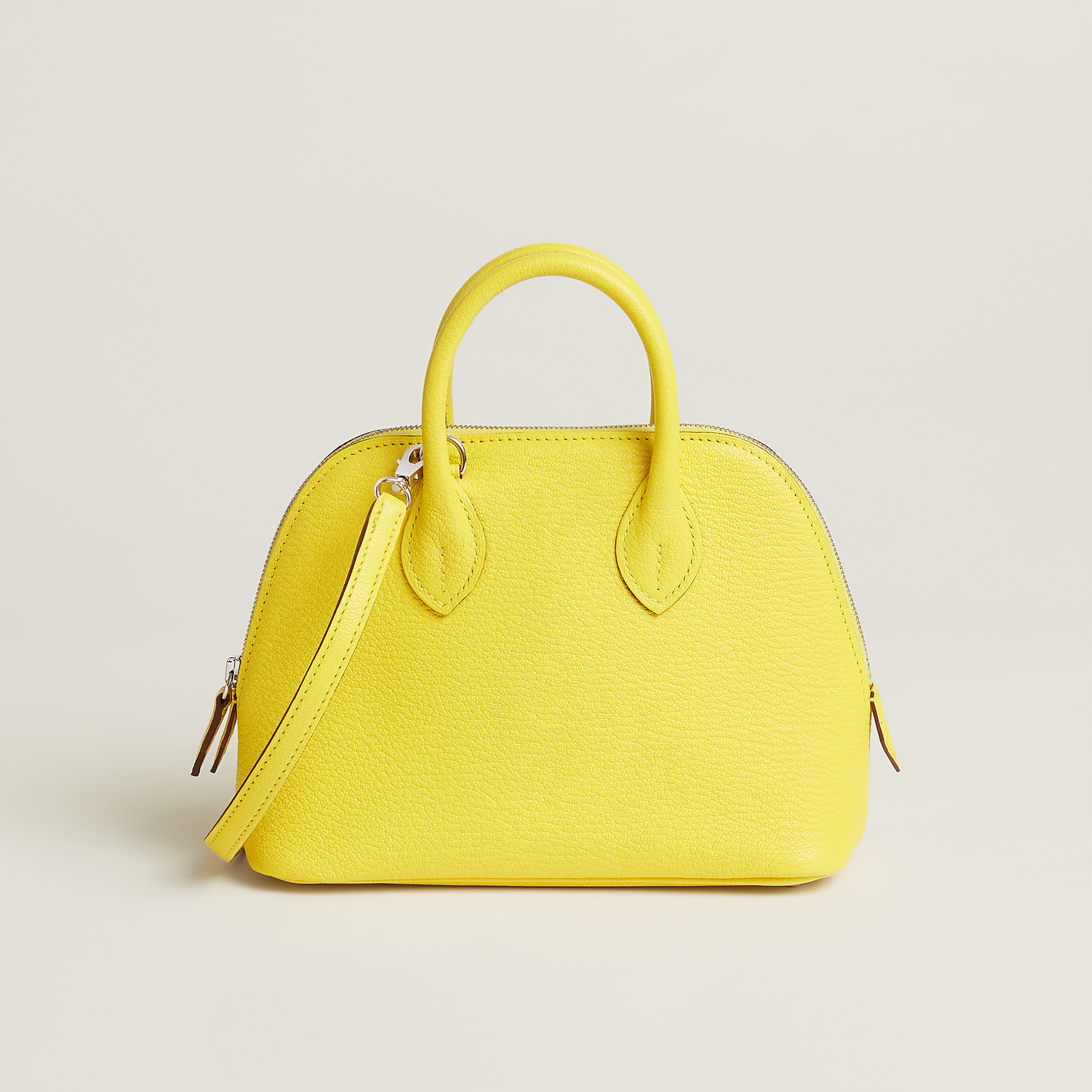 에르메스 Mini Bolide 1923 jaune citron 컬러