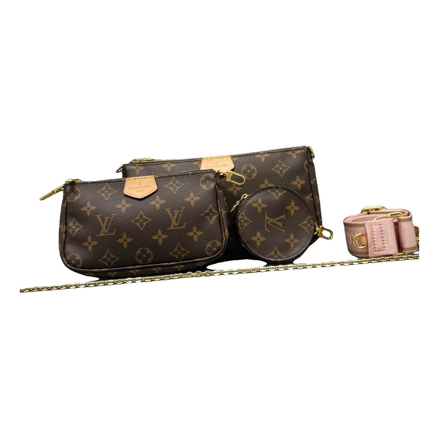 Multi Pochette Accessoires leather handbag
