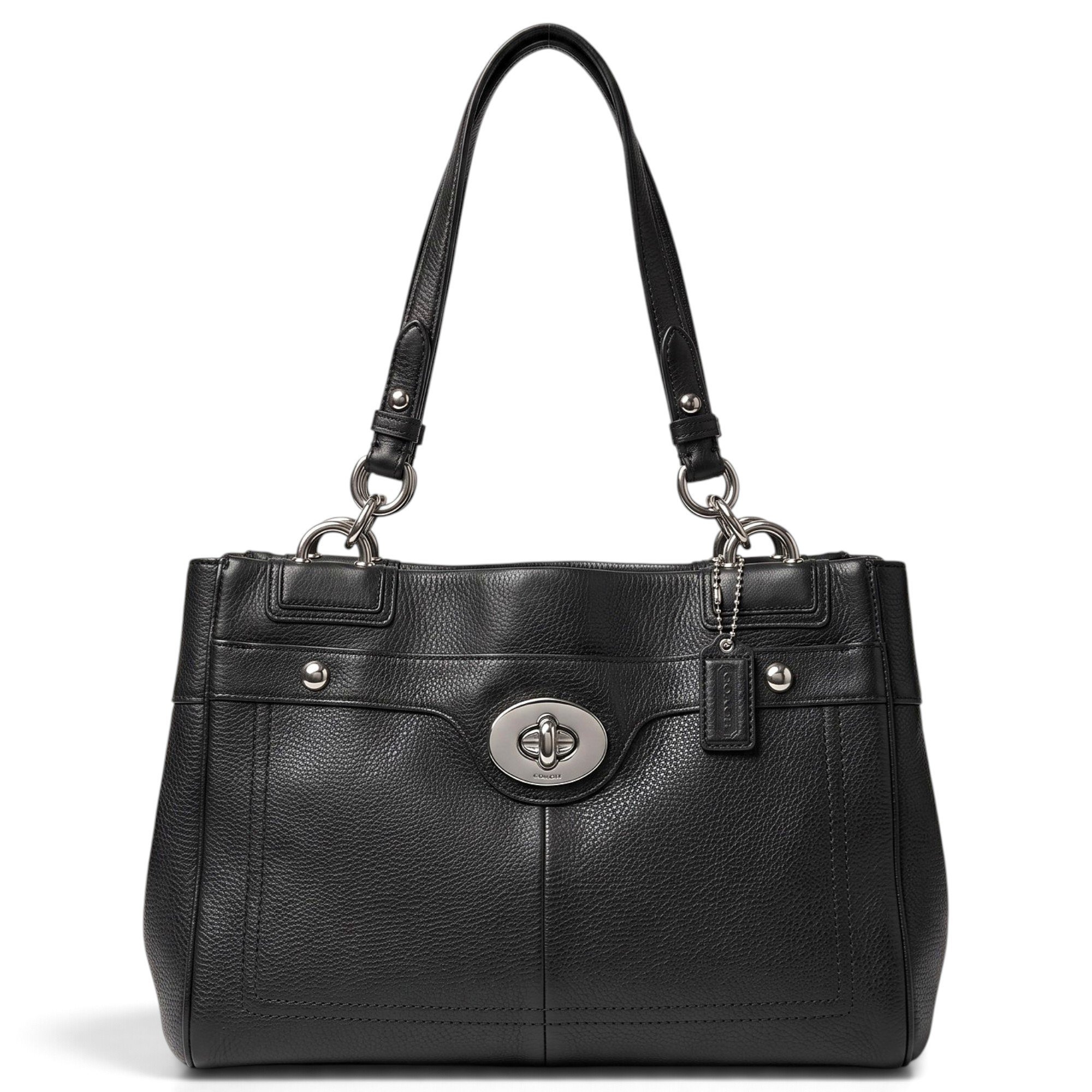 Signature Sufflette leather handbag