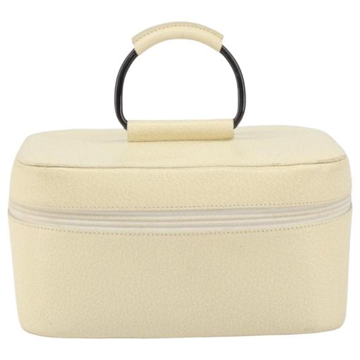 Leather vanity case