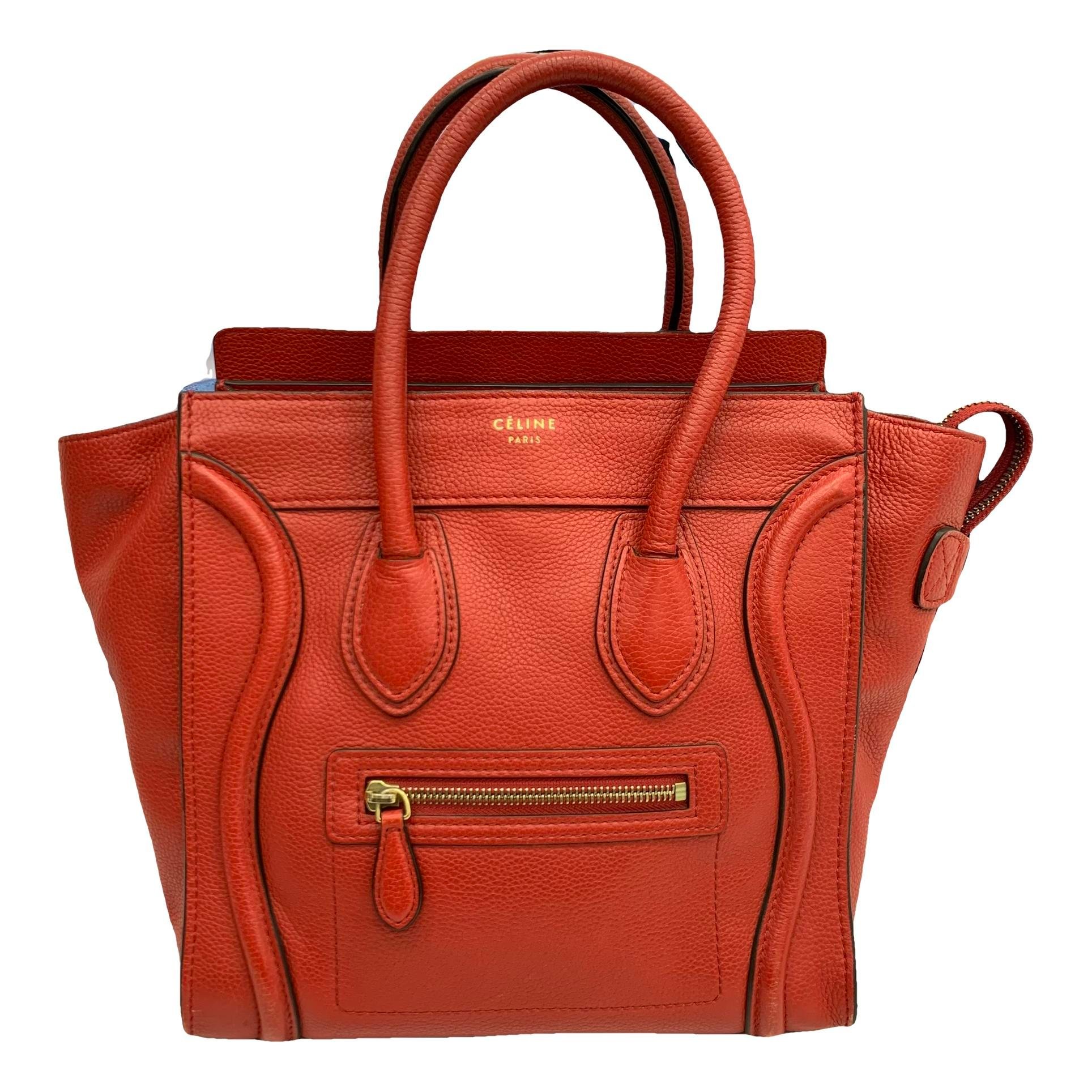 Luggage leather handbag