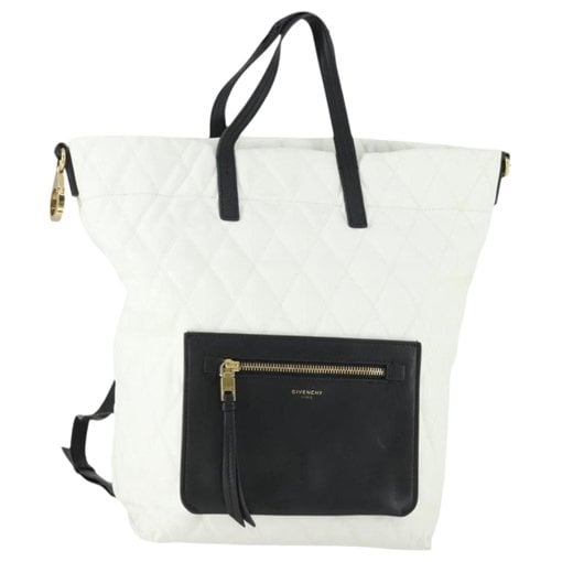 Leather backpack