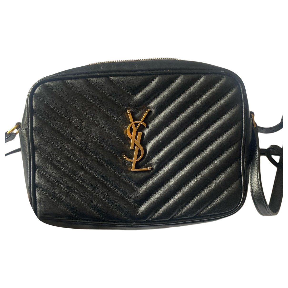 Camera Lou leather crossbody bag