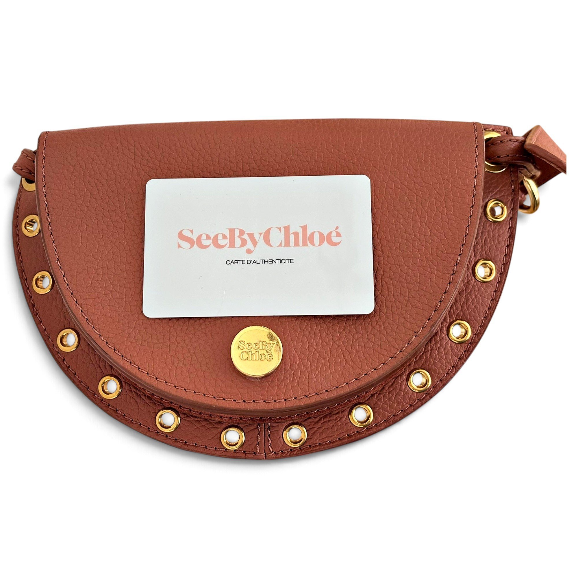 Leather mini bag