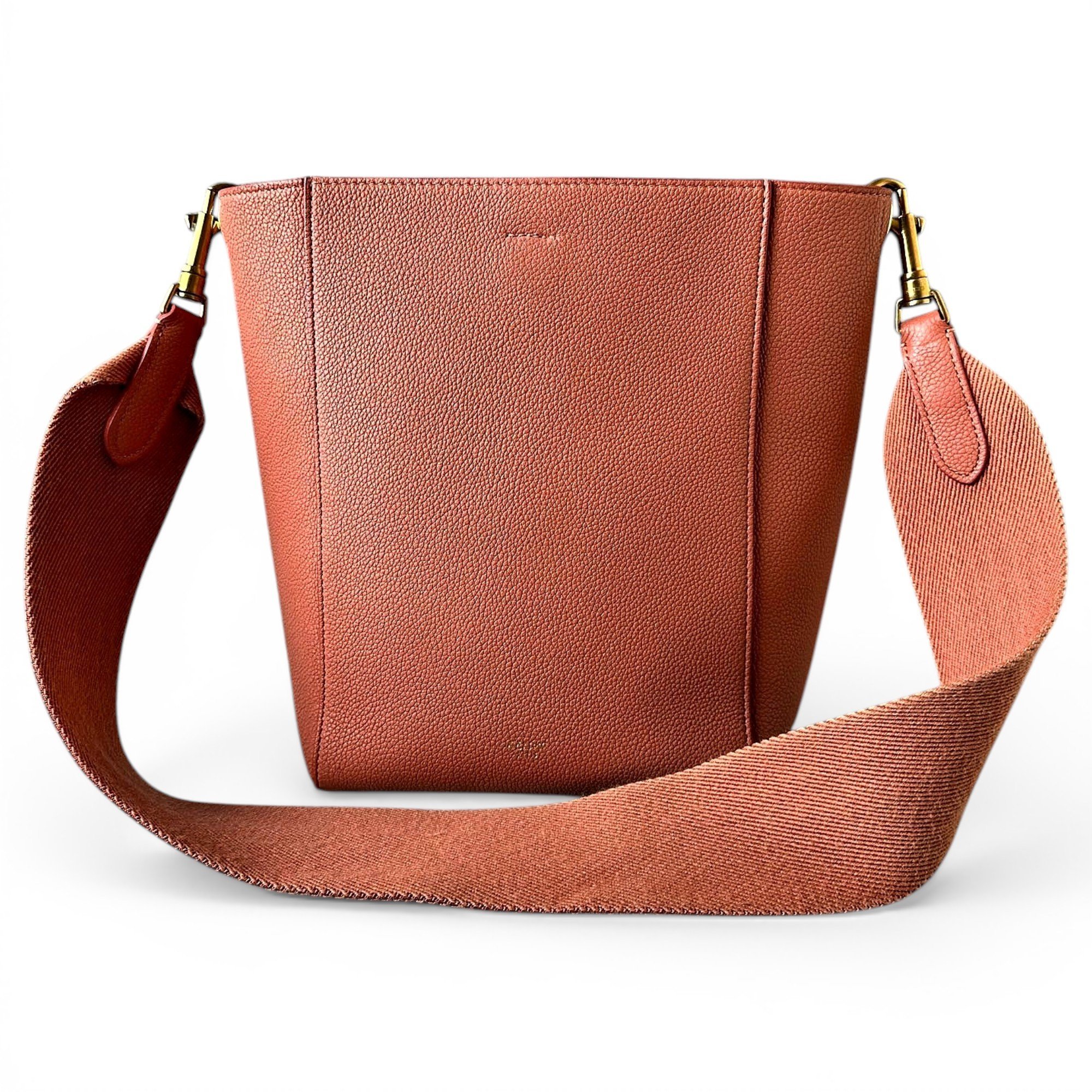 Seau Sangle leather handbag