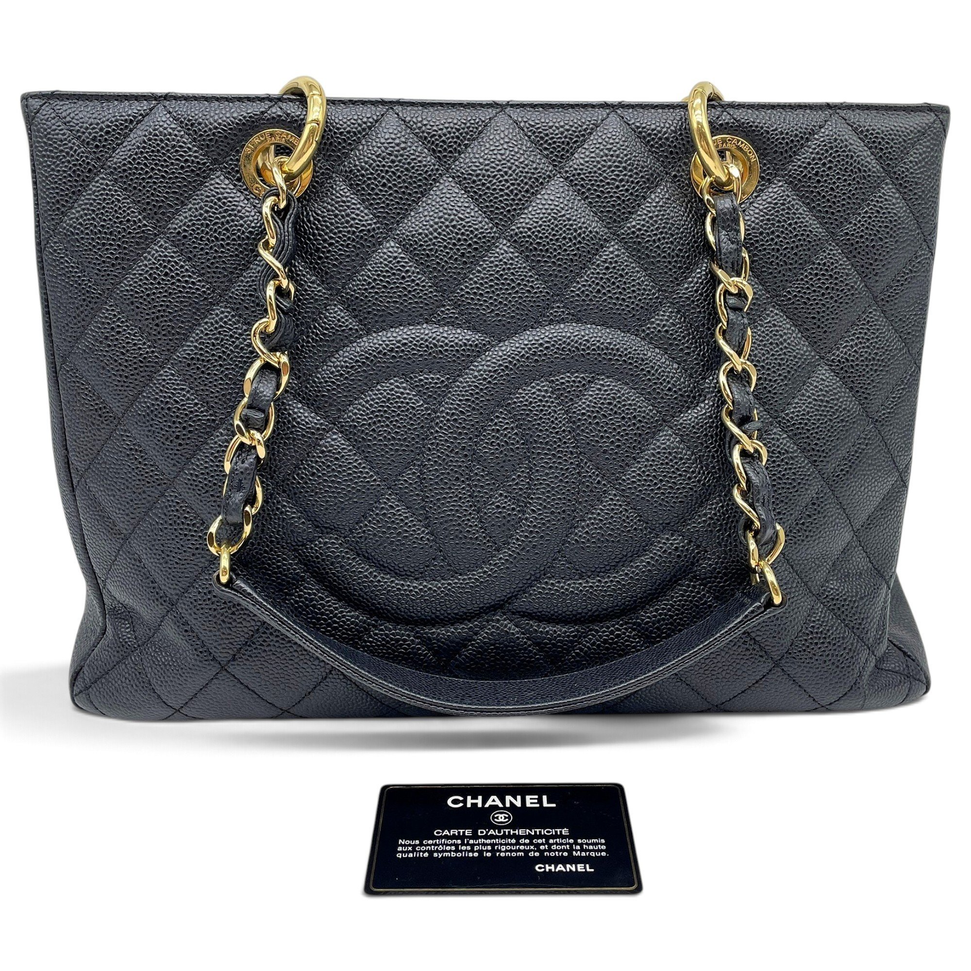 Grand shopping leather tote