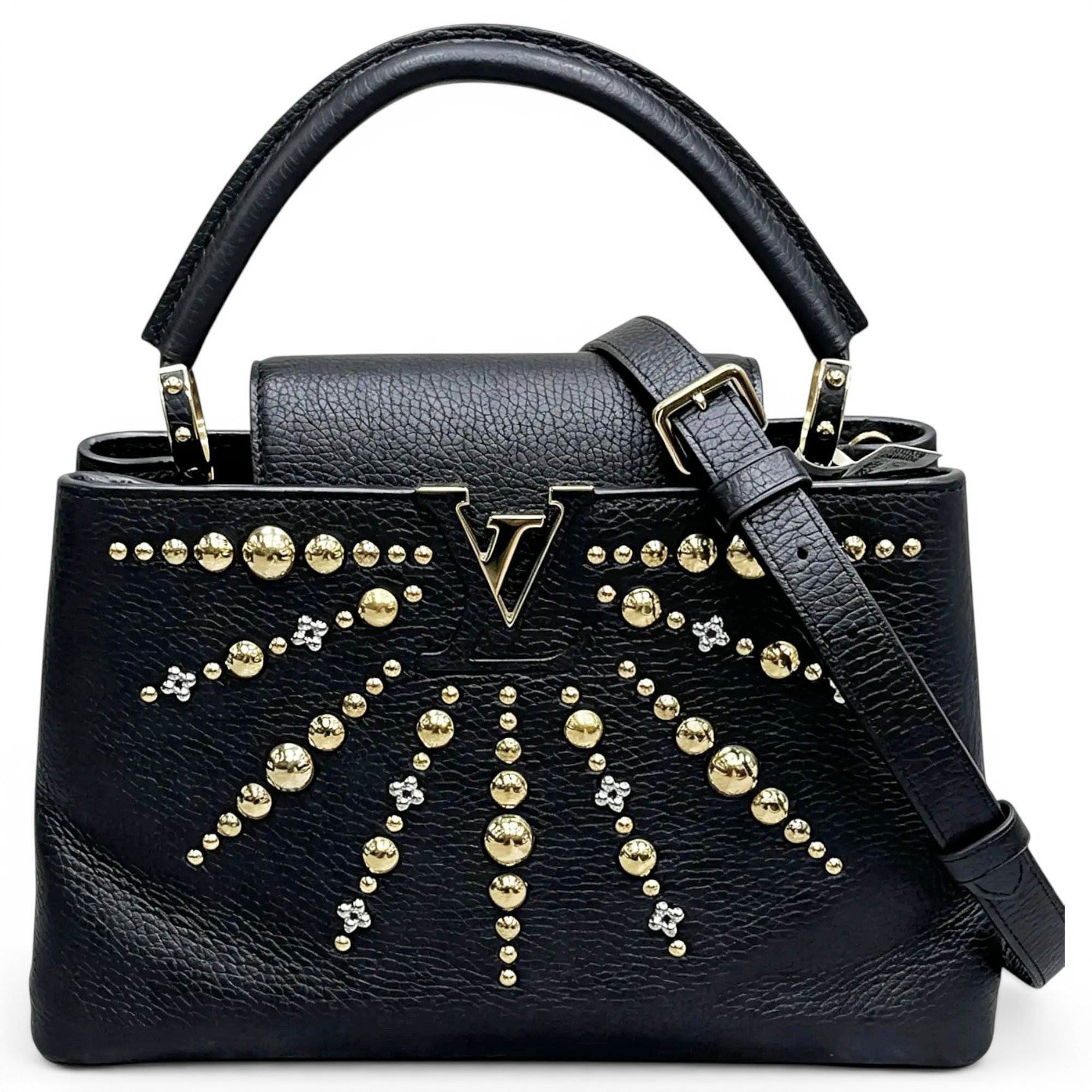 Capucines leather handbag
