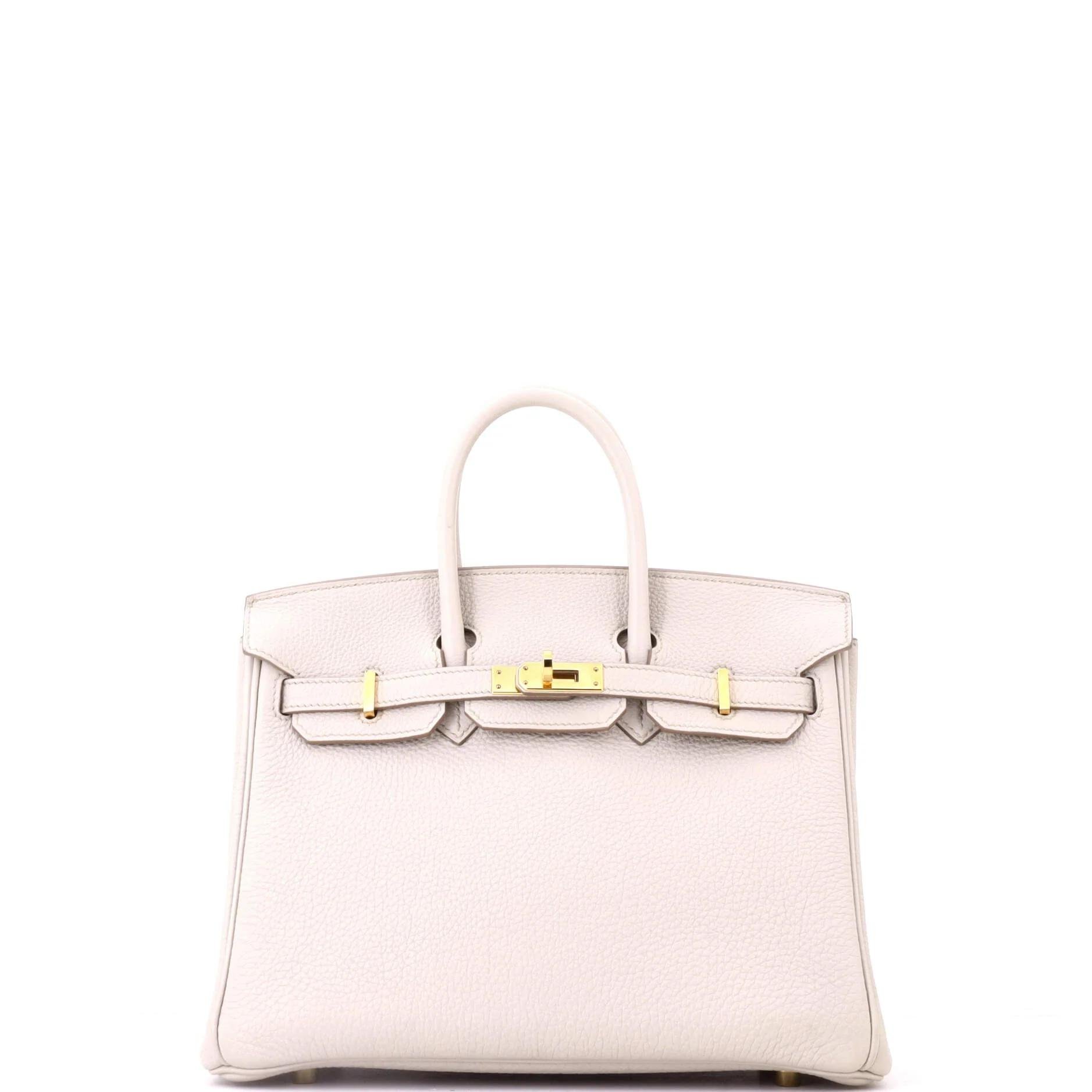 Birkin 25 leather tote