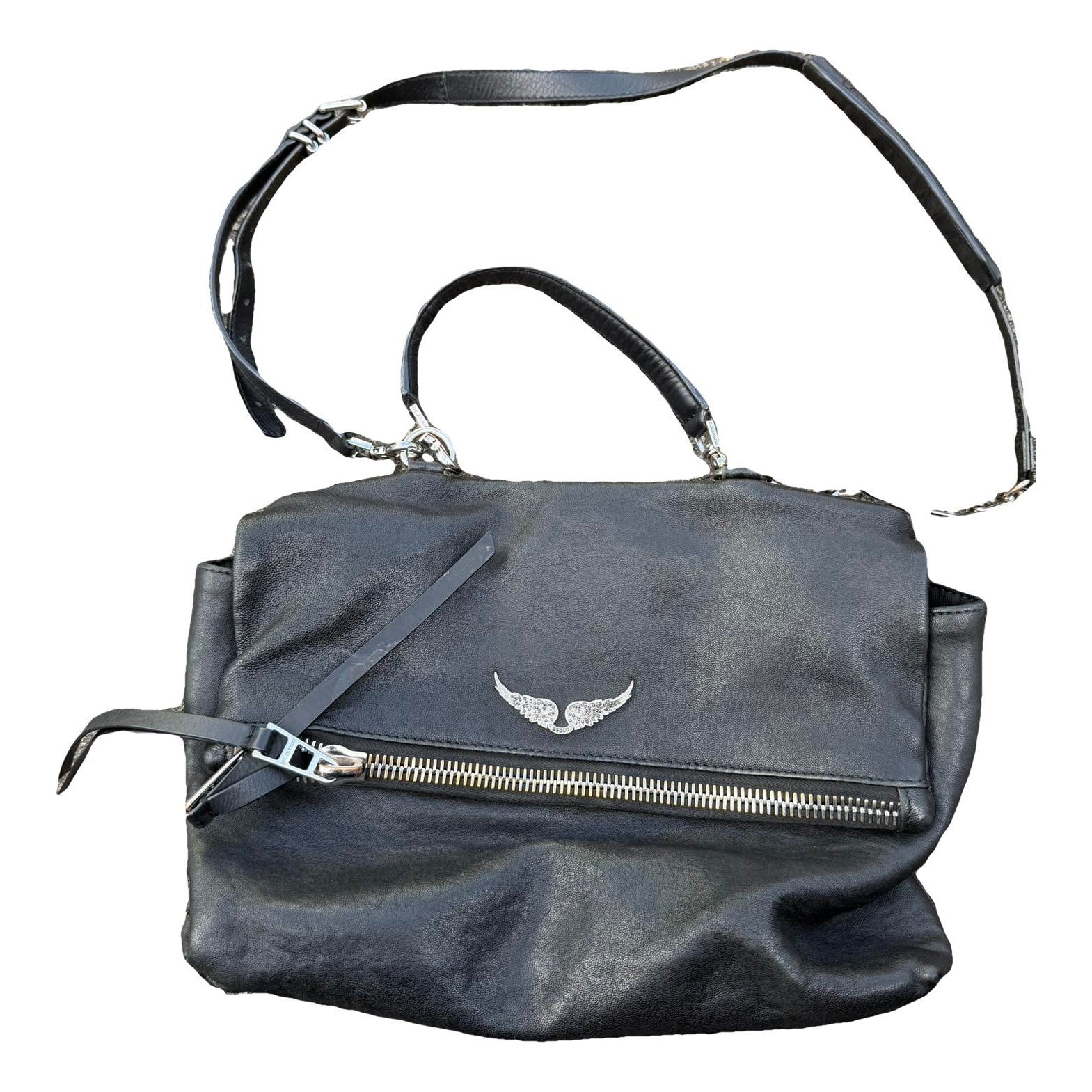Leather handbag