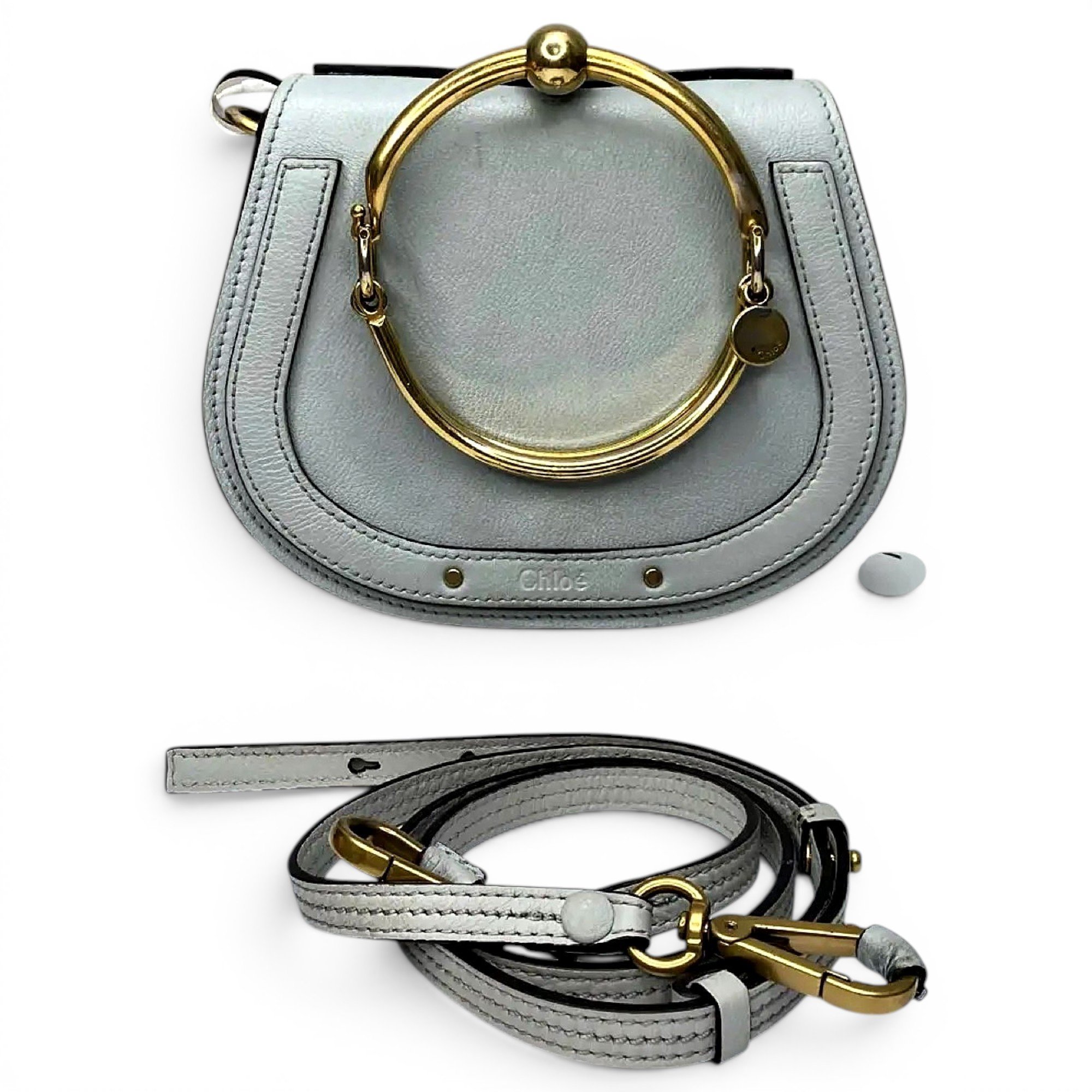 Bracelet Nile leather crossbody bag
