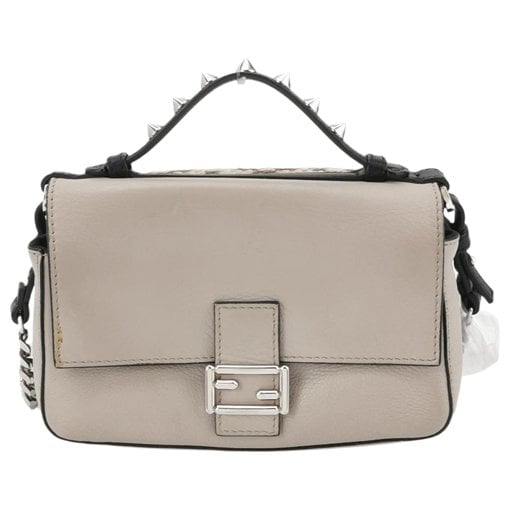 Baguette leather crossbody bag
