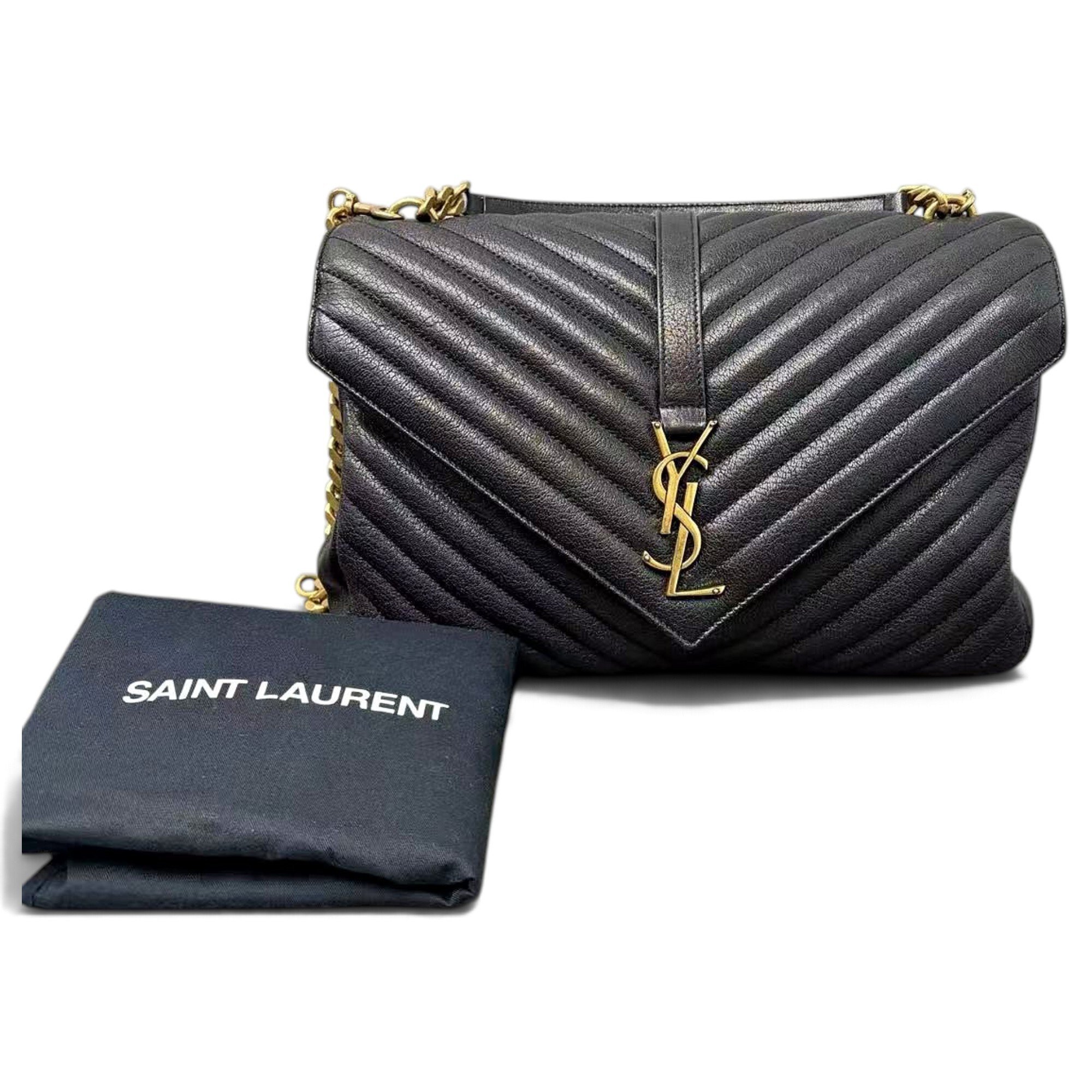 Collége monogramme leather handbag