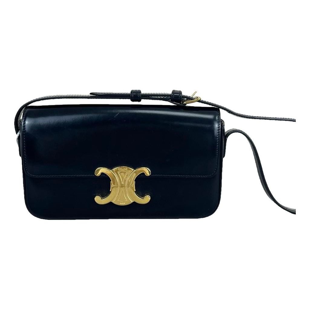 Triomphe leather handbag