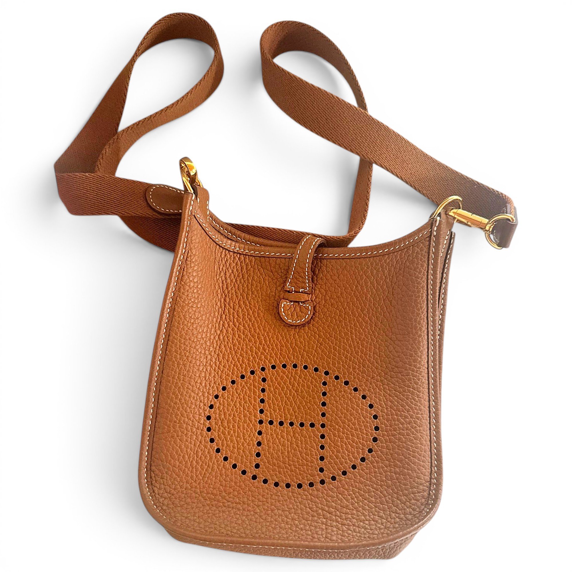Evelyne leather crossbody bag