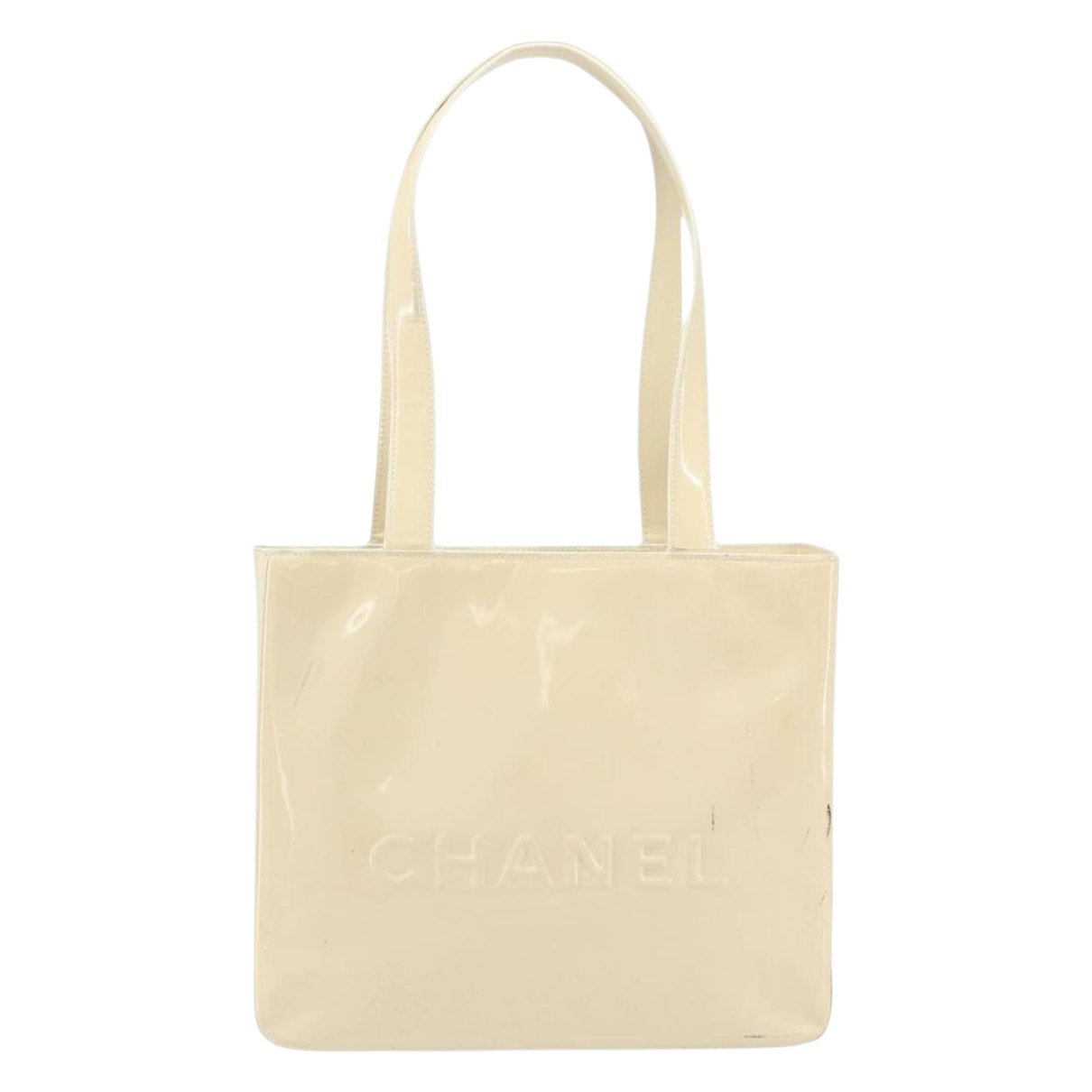 Patent leather tote