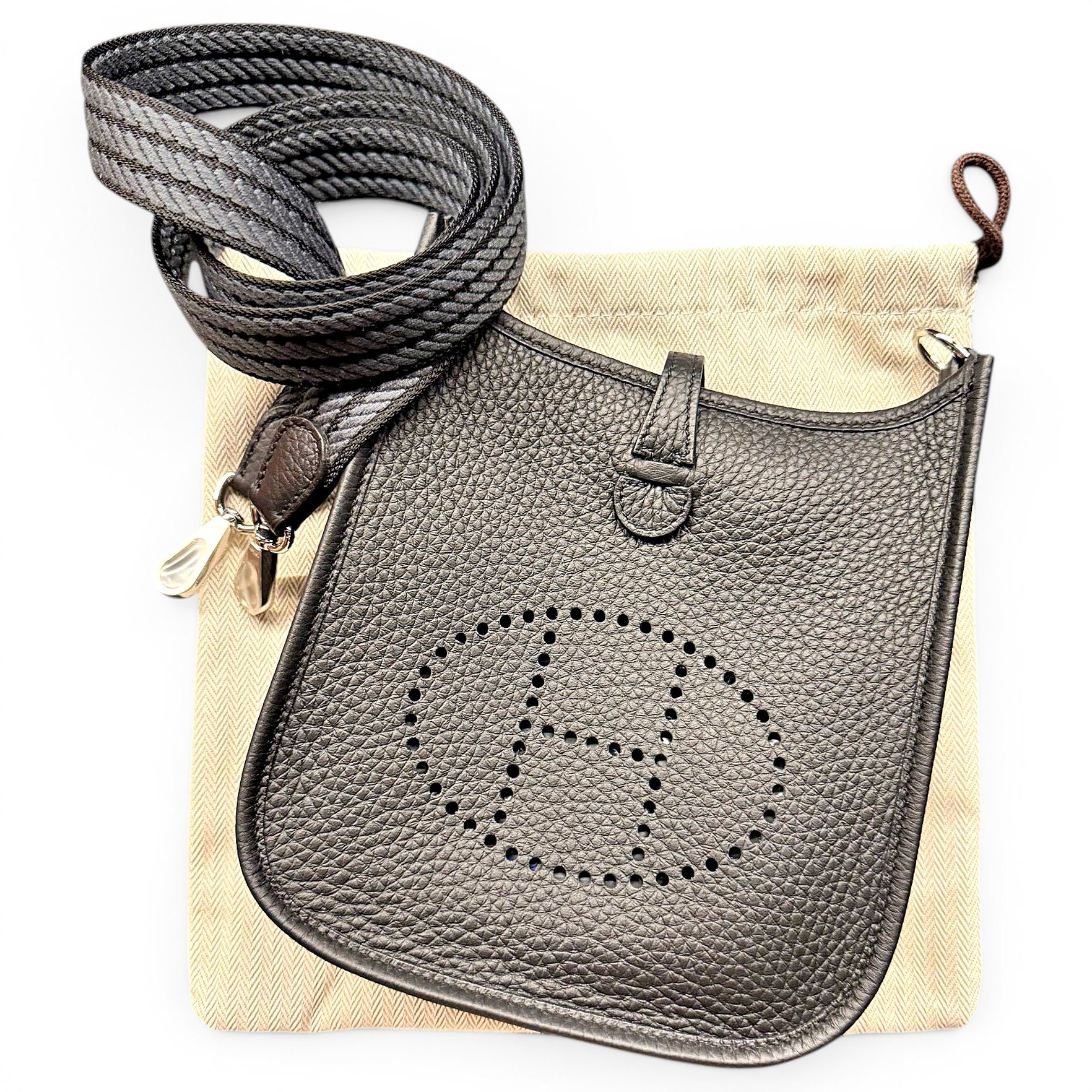 Mini Evelyne leather crossbody bag
