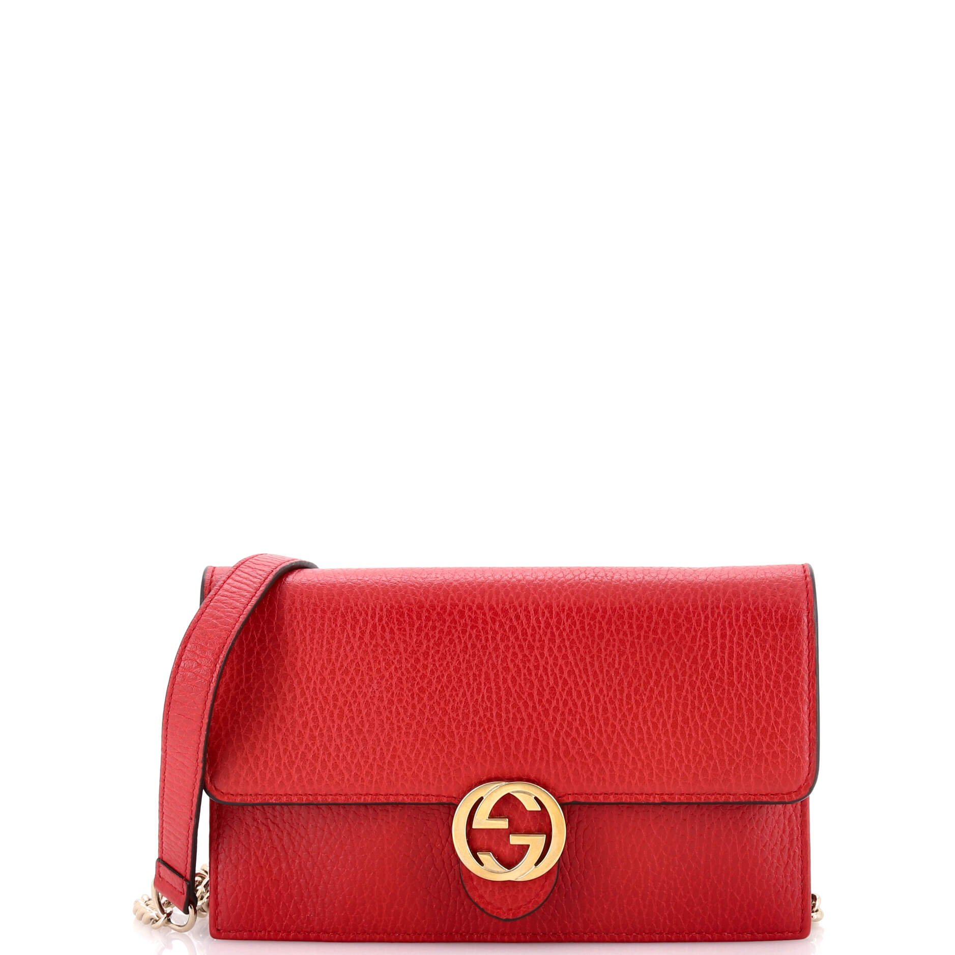 Interlocking Wallet on Chain Leather