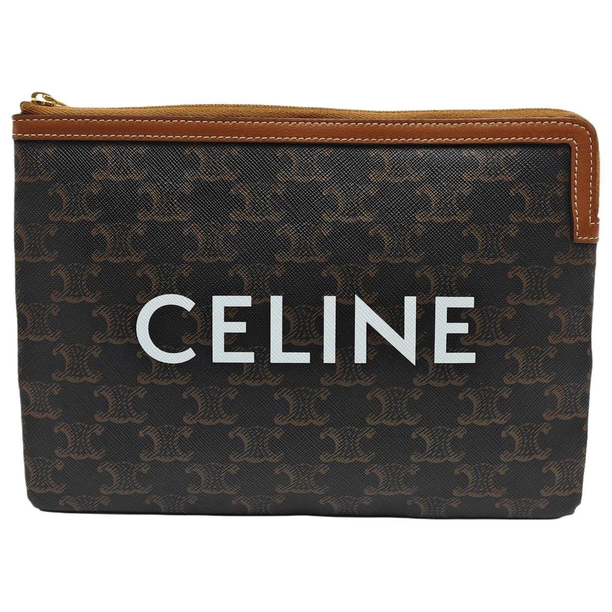 Triomphe leather handbag