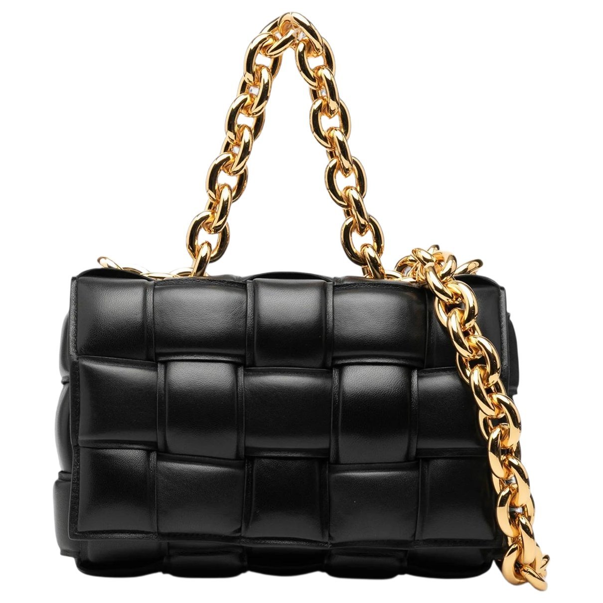 Cassette leather satchel