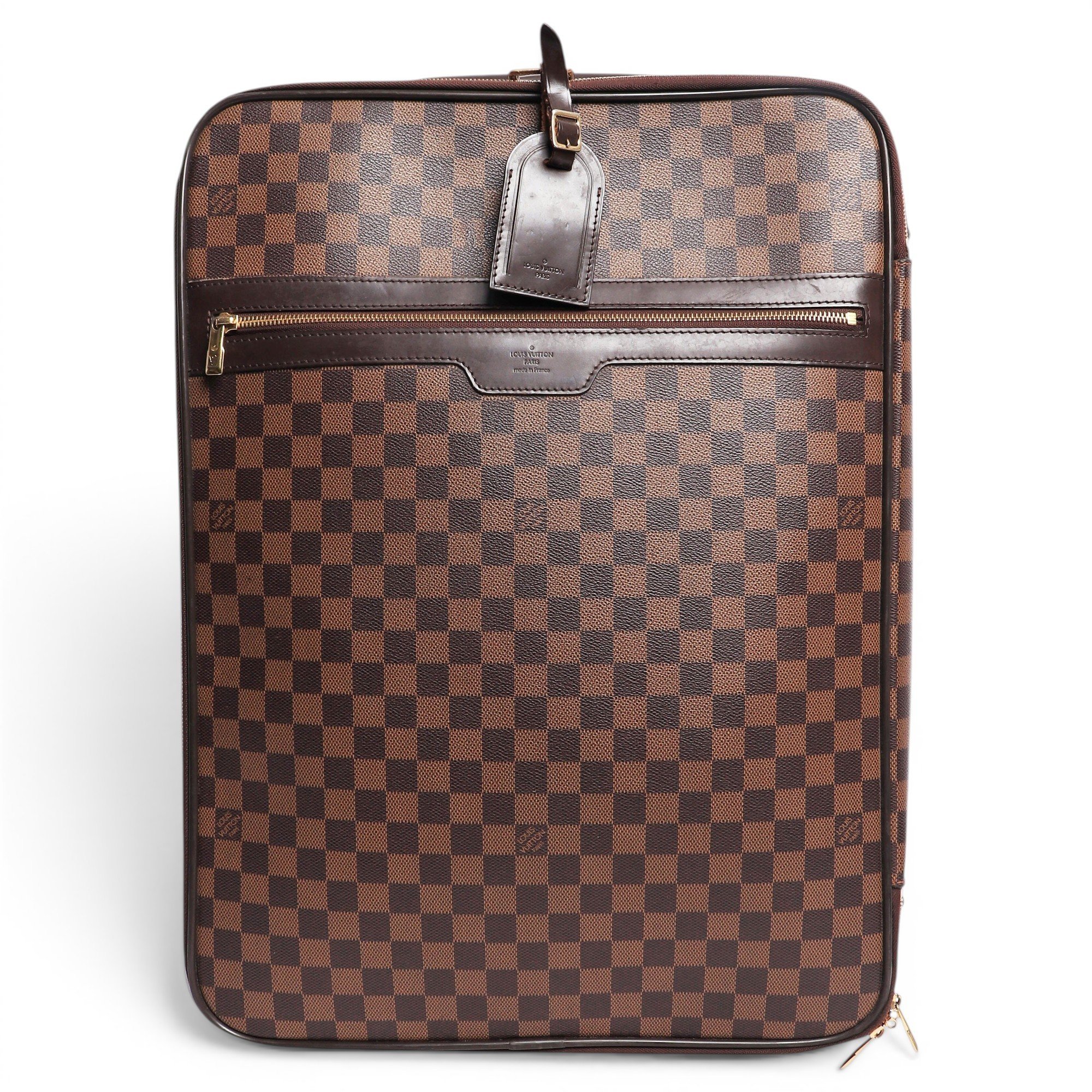 Leather travel bag