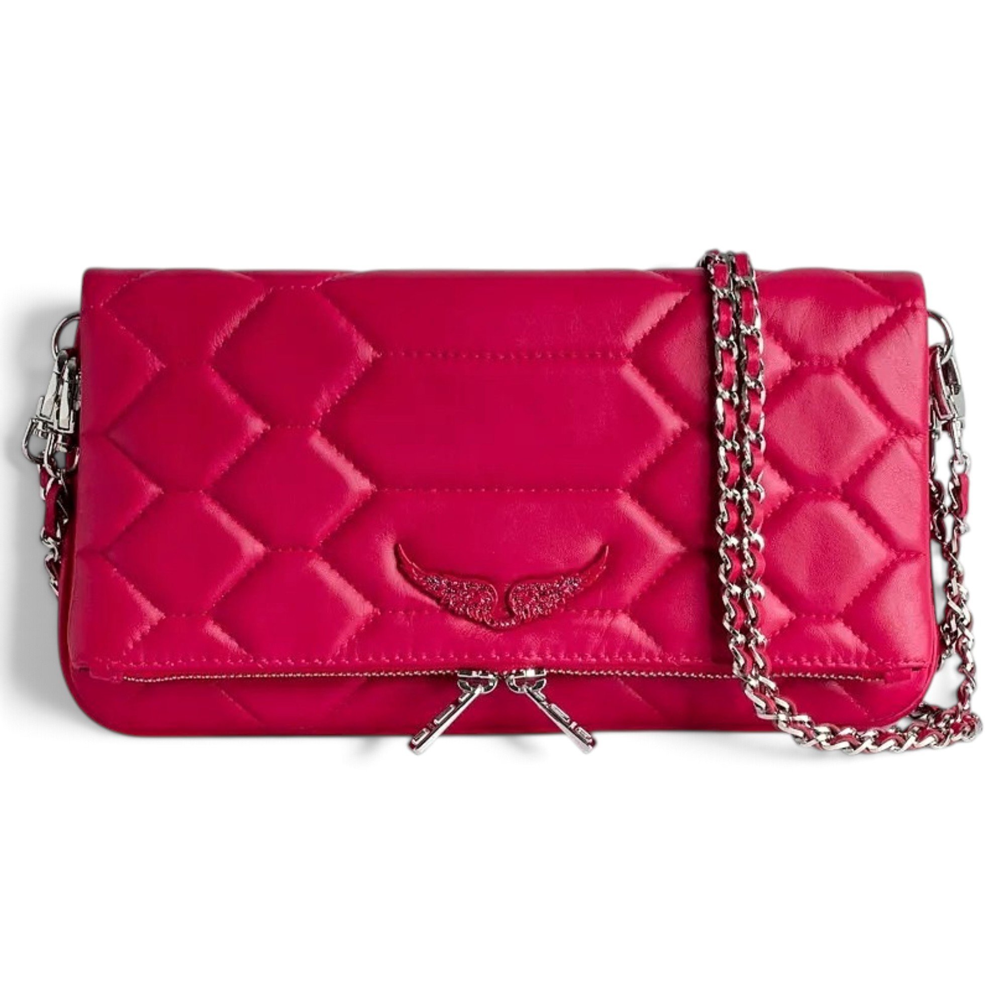 Rock leather crossbody bag