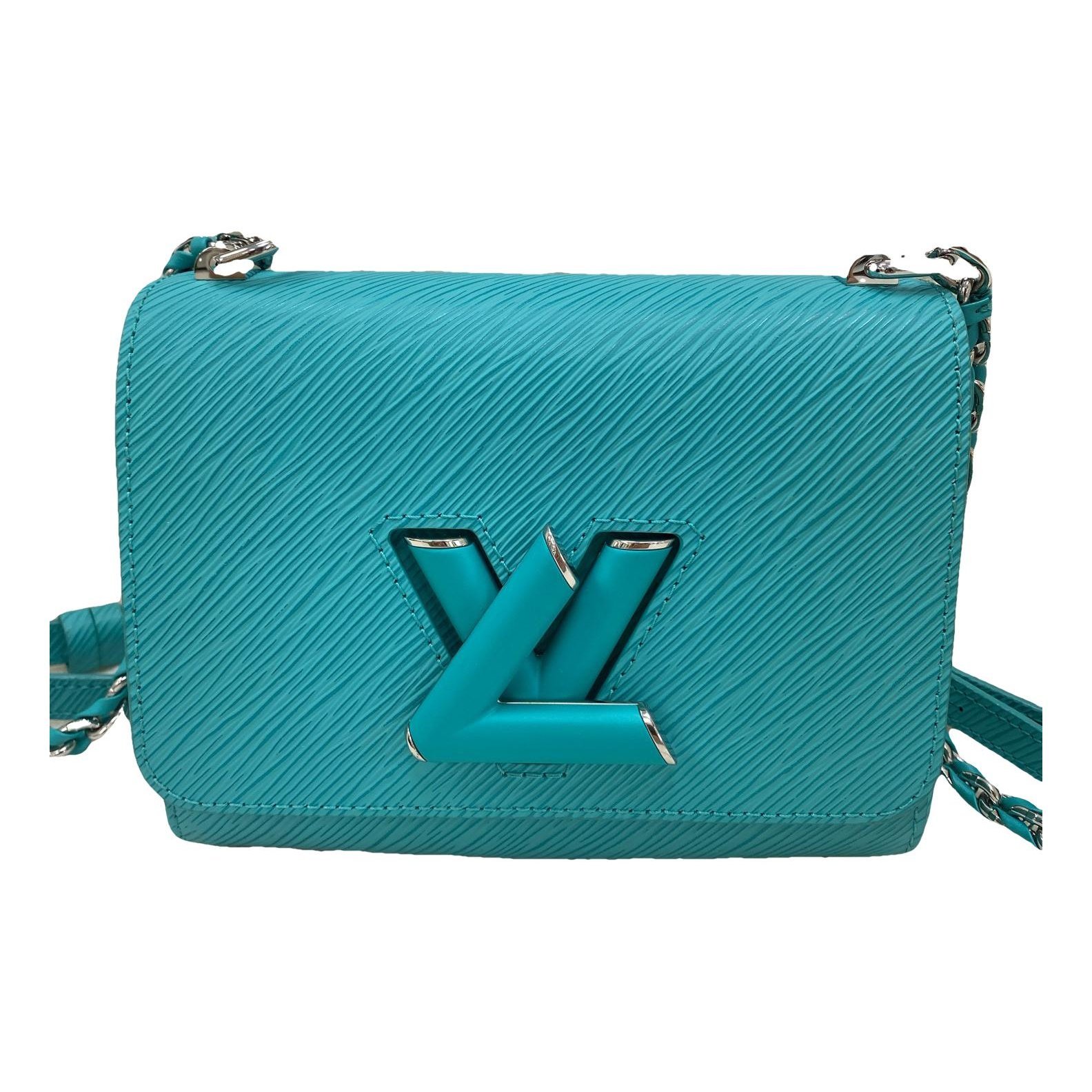 Twist leather handbag