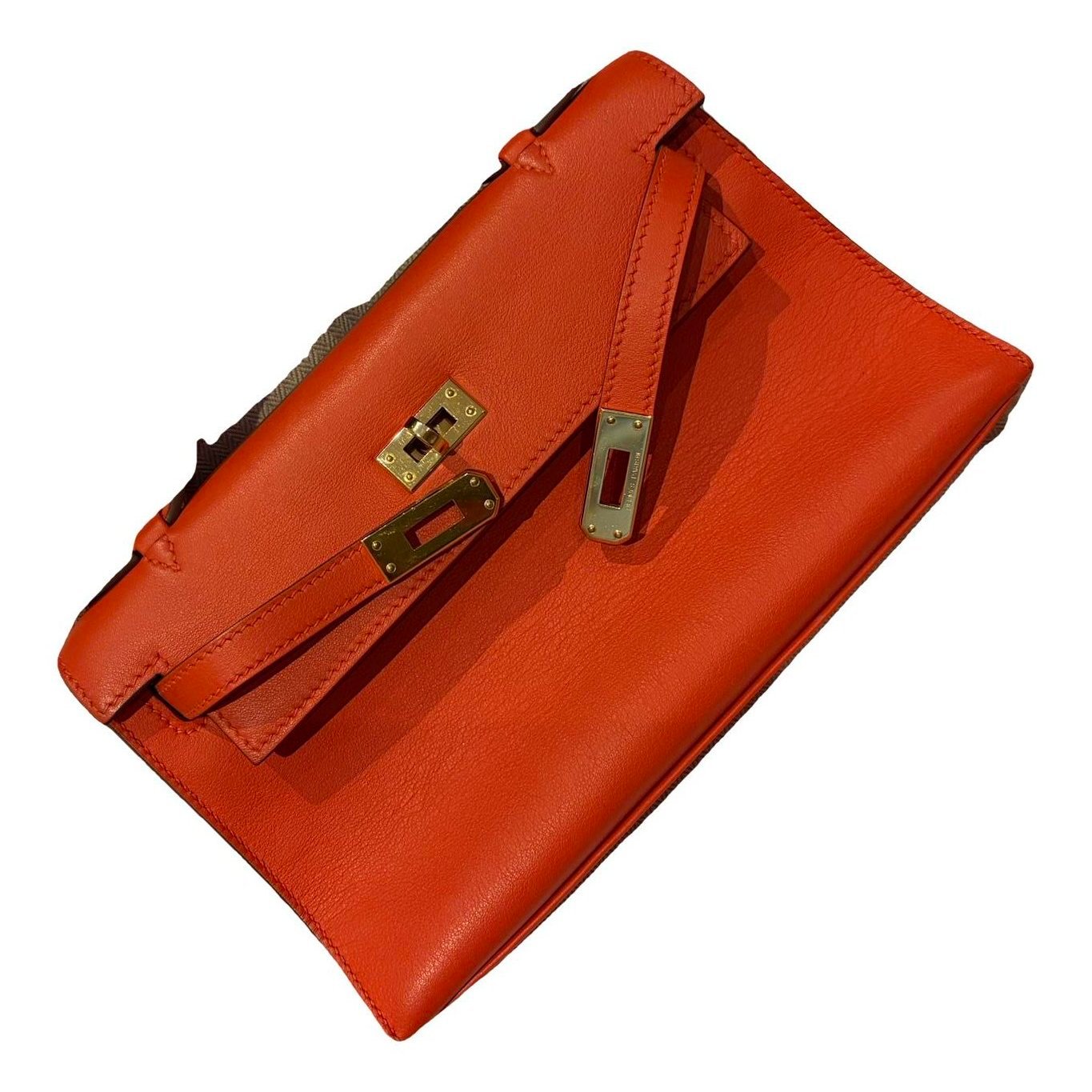 Kelly Clutch leather clutch bag