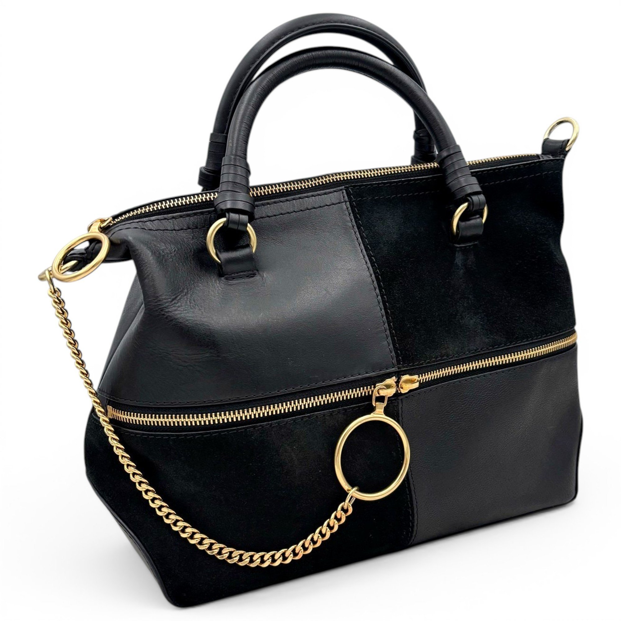 Leather handbag